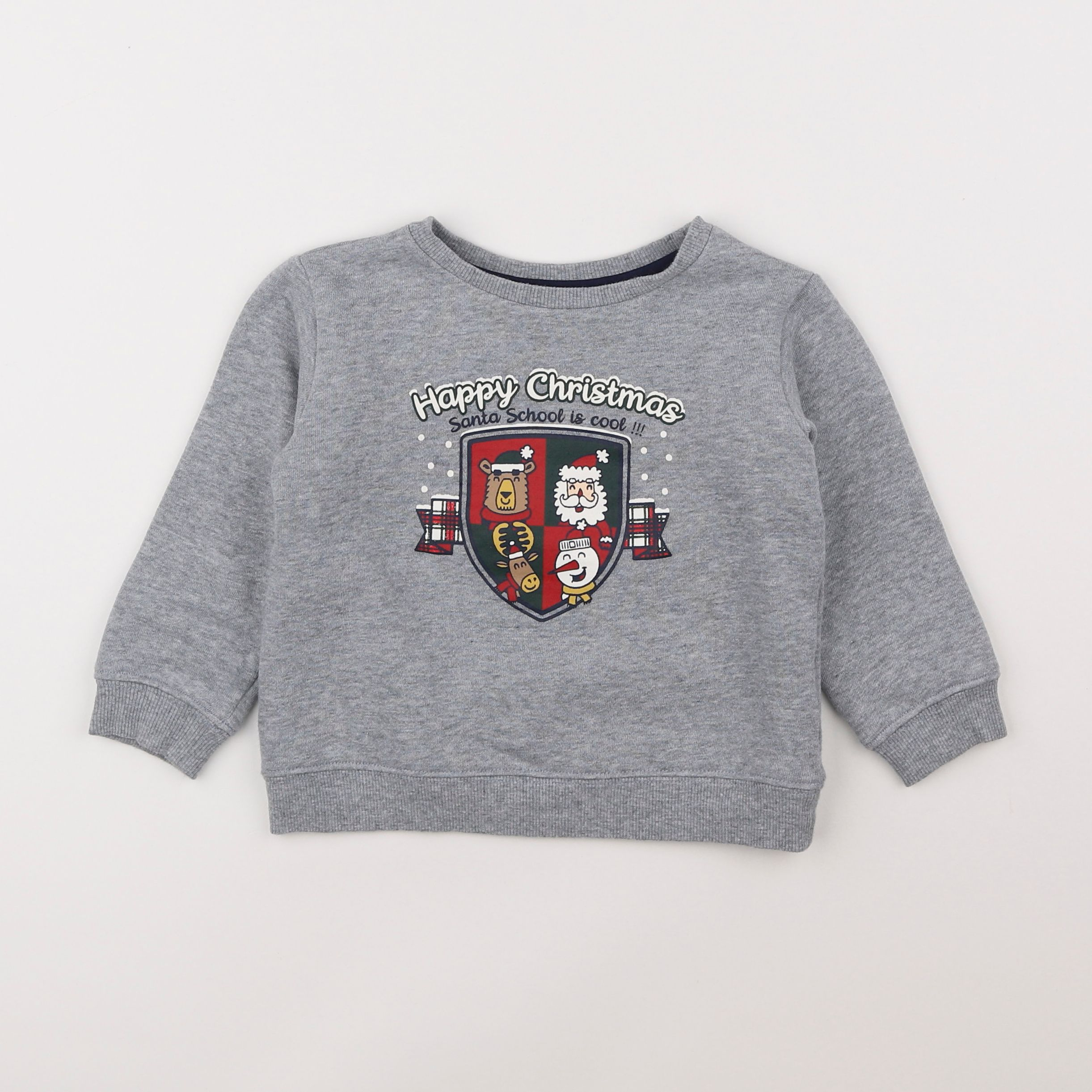 Vertbaudet - sweat gris - 3 ans