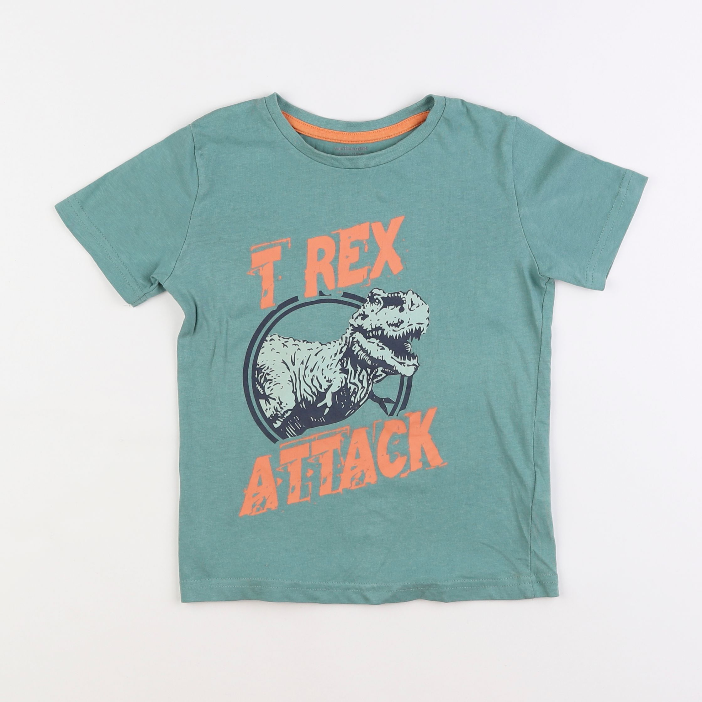 Vertbaudet - tee-shirt vert - 6 ans