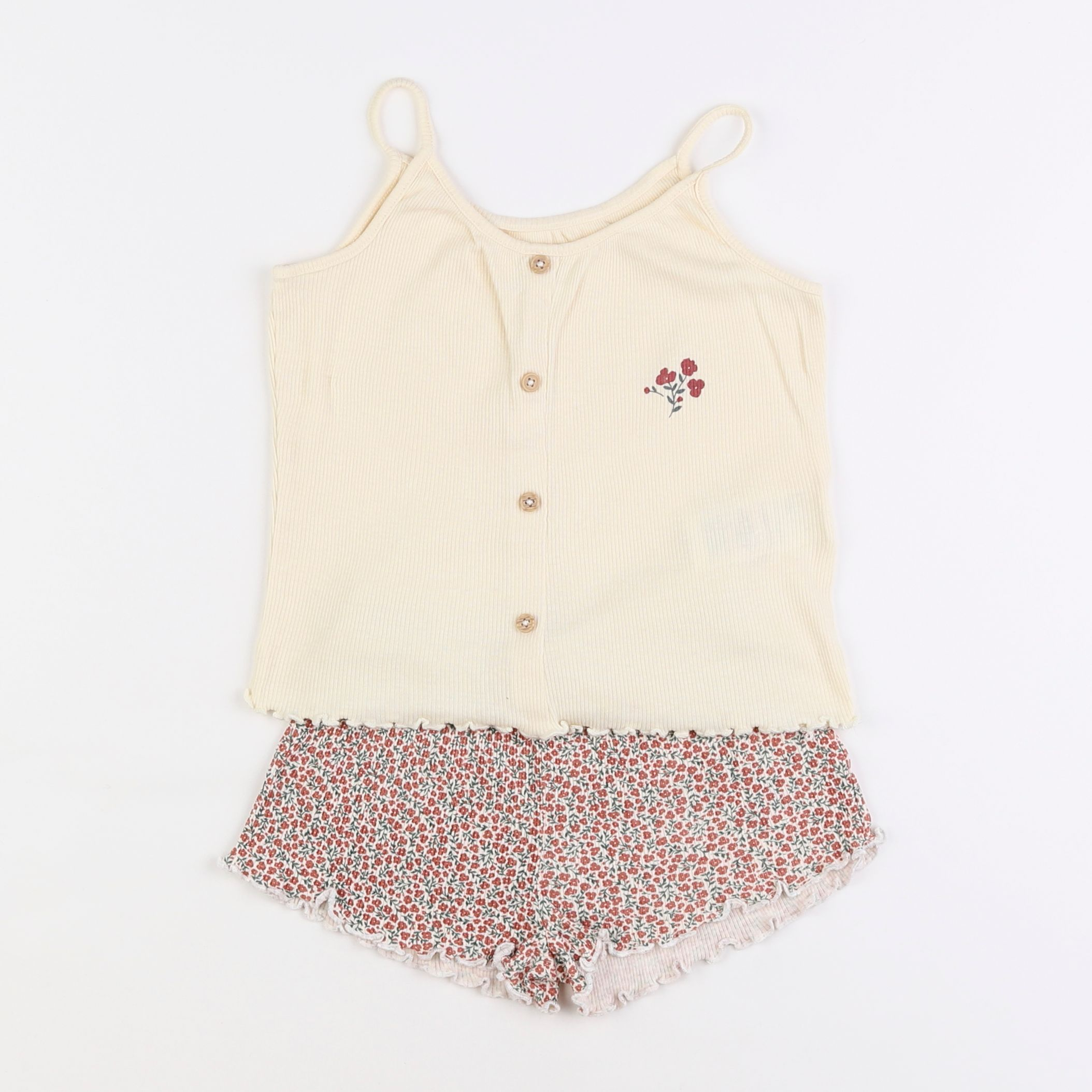 Vertbaudet - pyjama coton multicolore - 3 ans