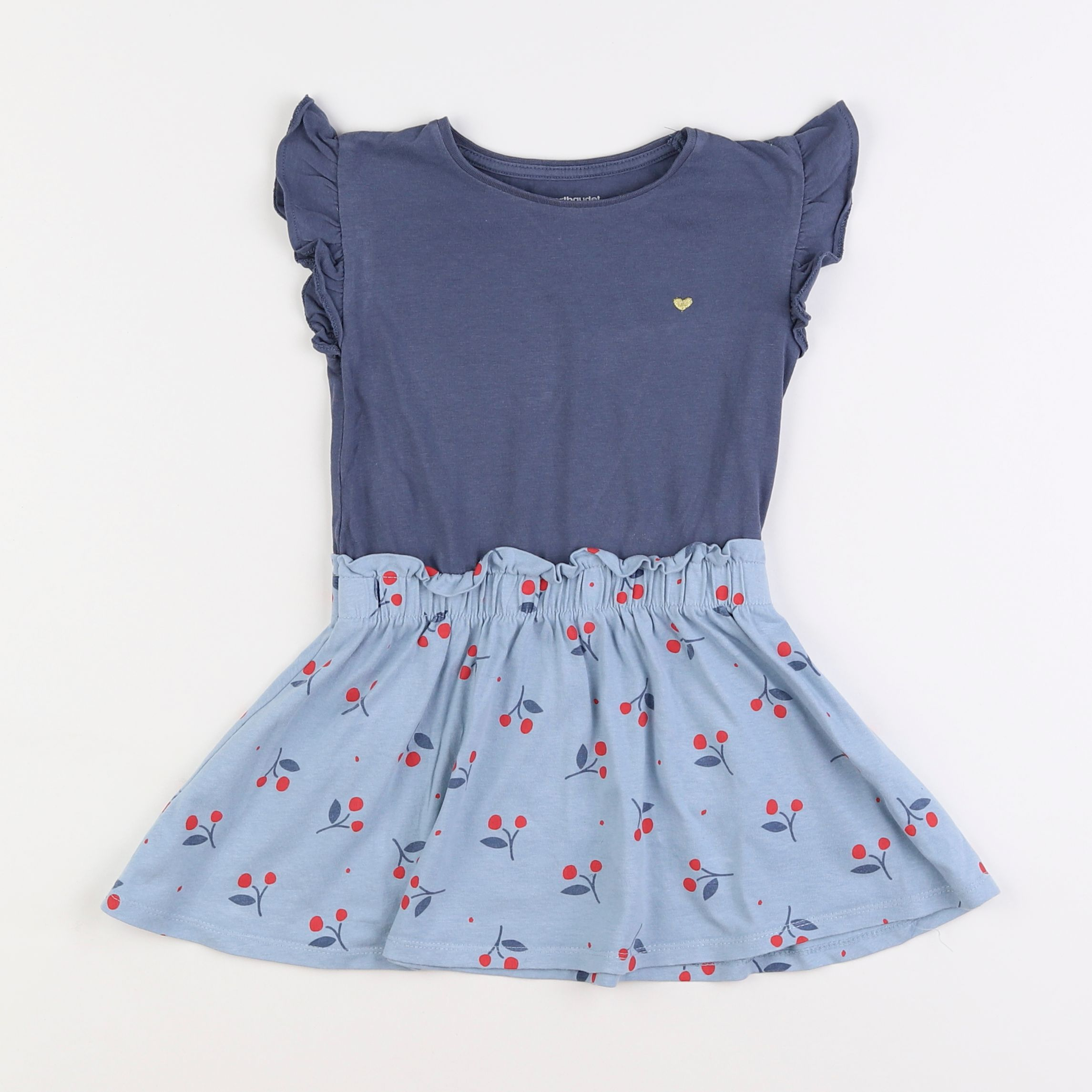 Vertbaudet - robe bleu - 3 ans