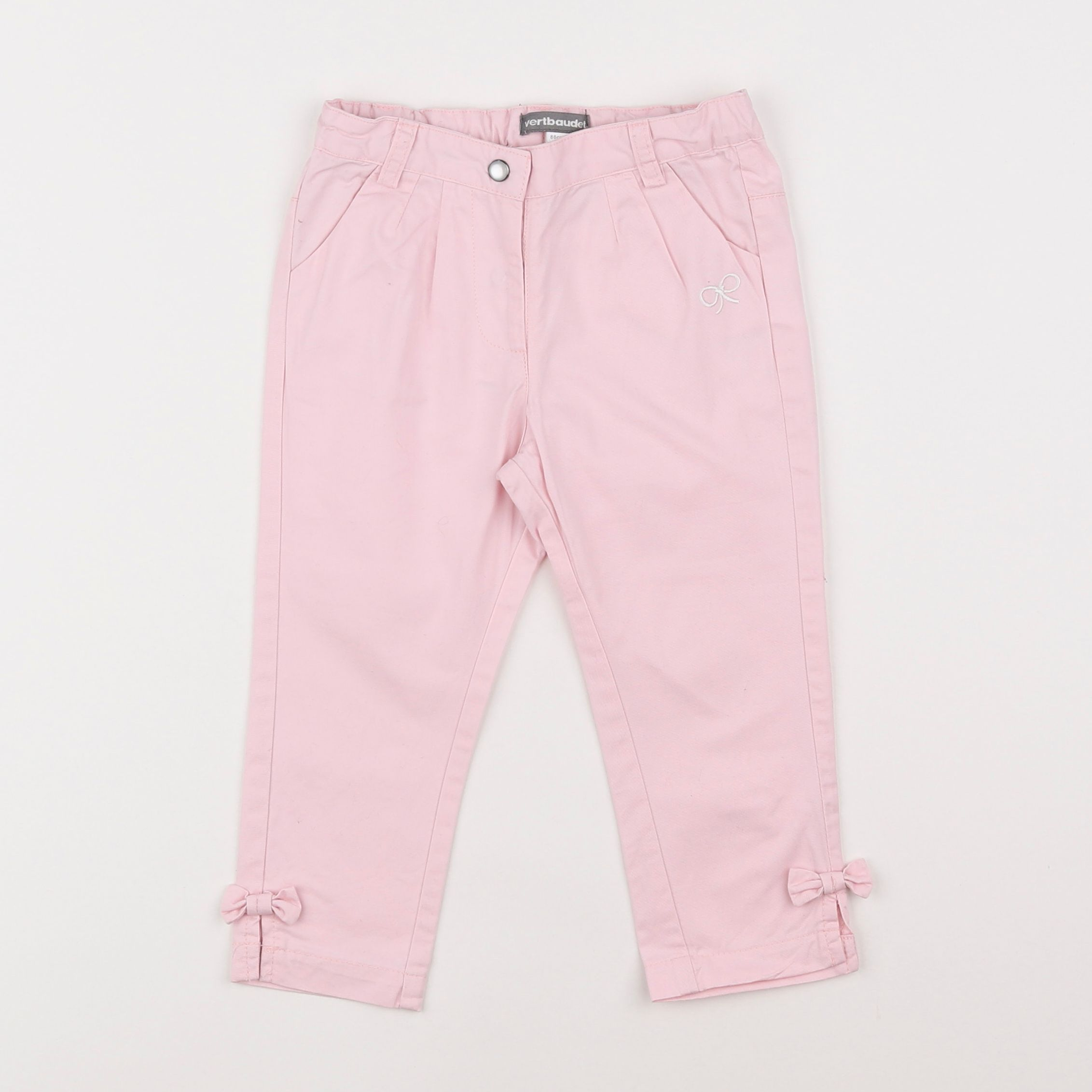 Vertbaudet - pantalon rose - 2 ans