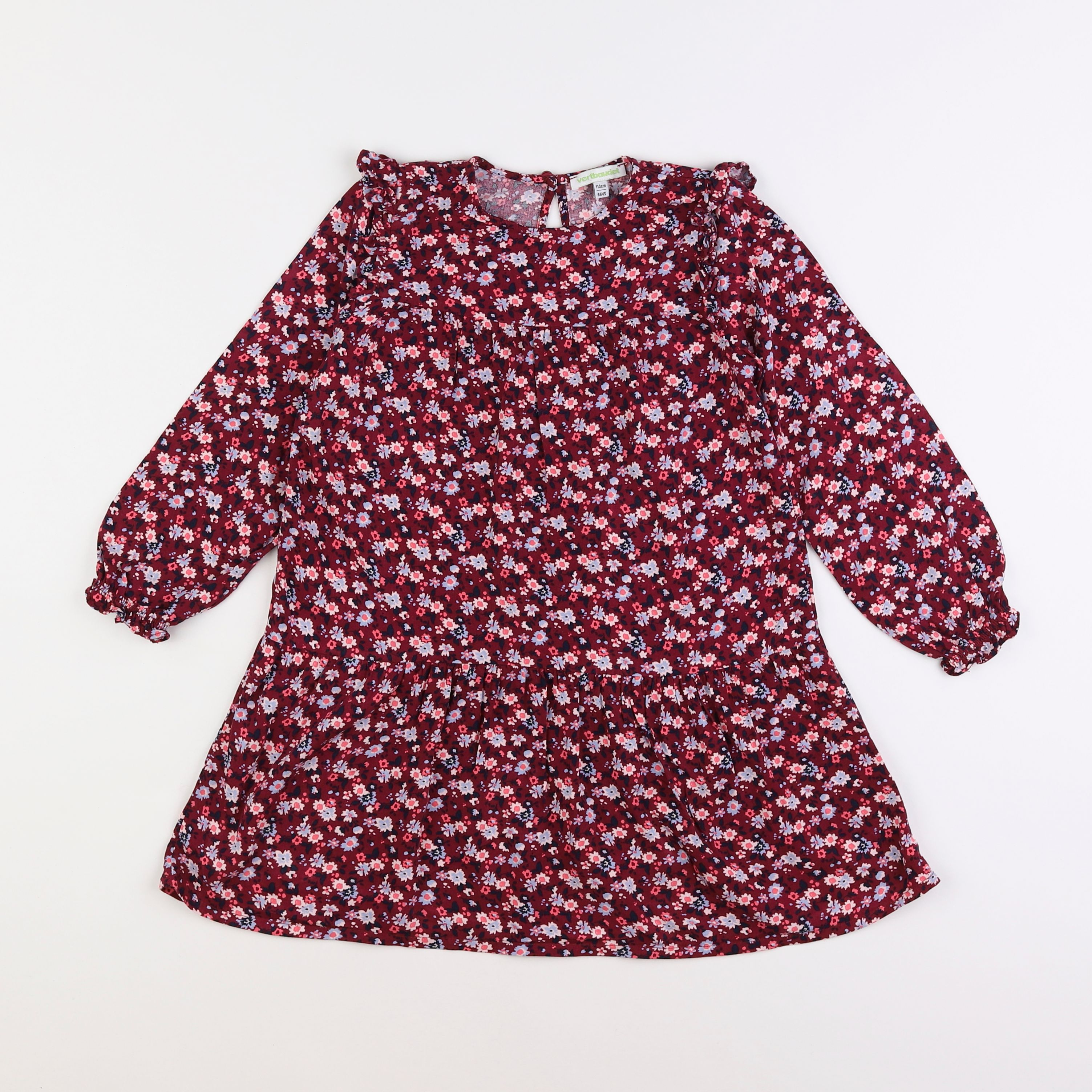 Vertbaudet - robe rose - 6 ans