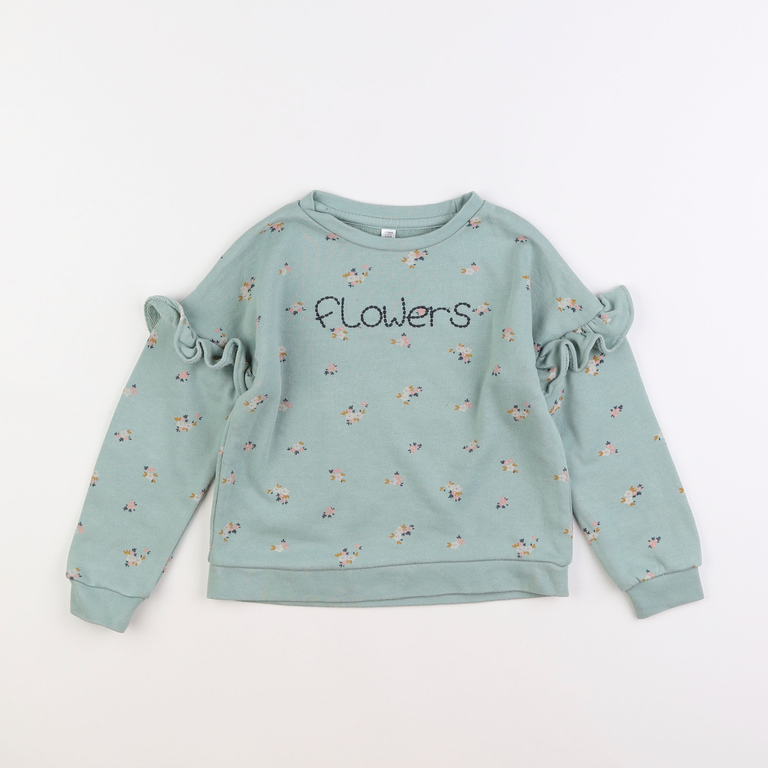 Vertbaudet - sweat vert - 5 ans