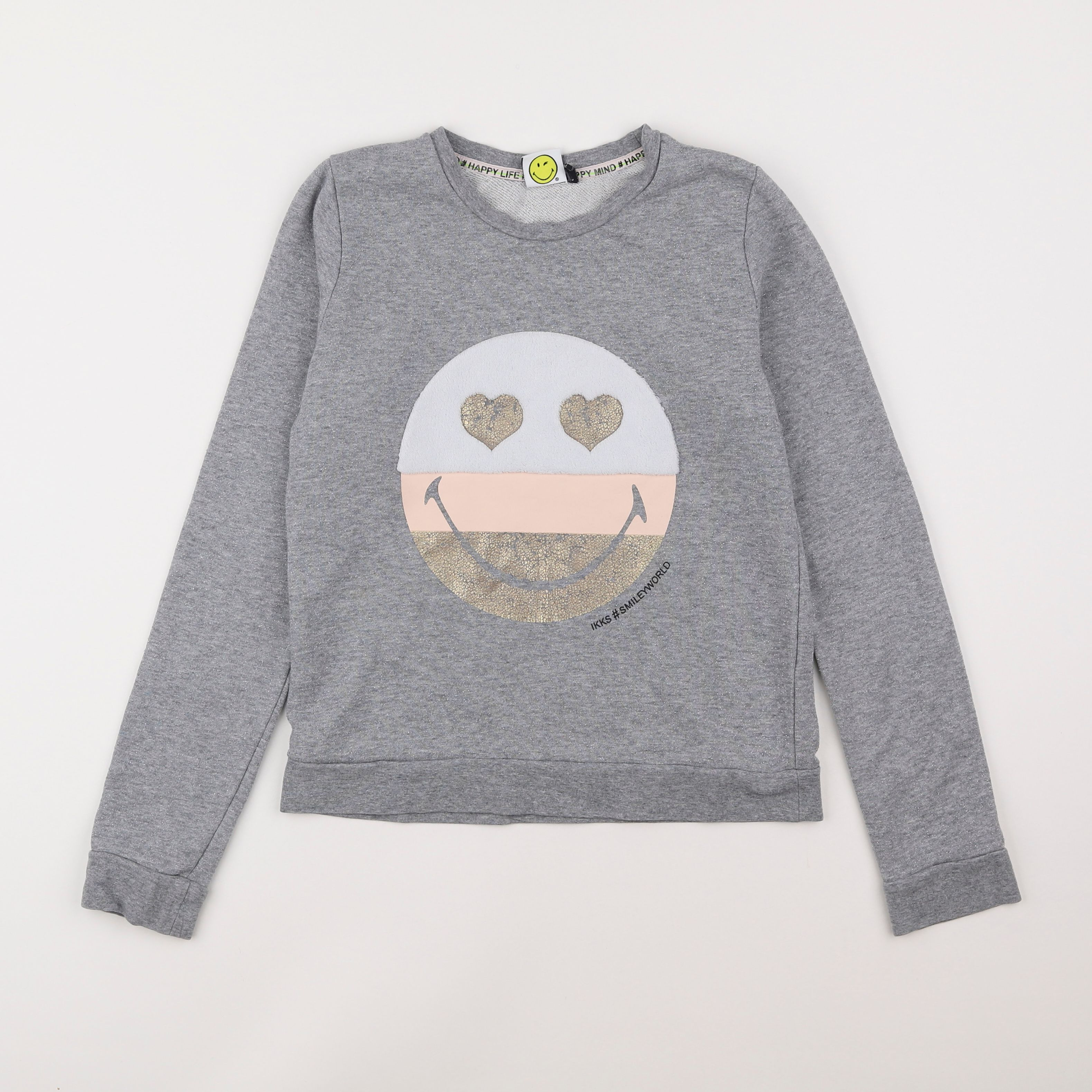 IKKS - sweat gris - 12 ans