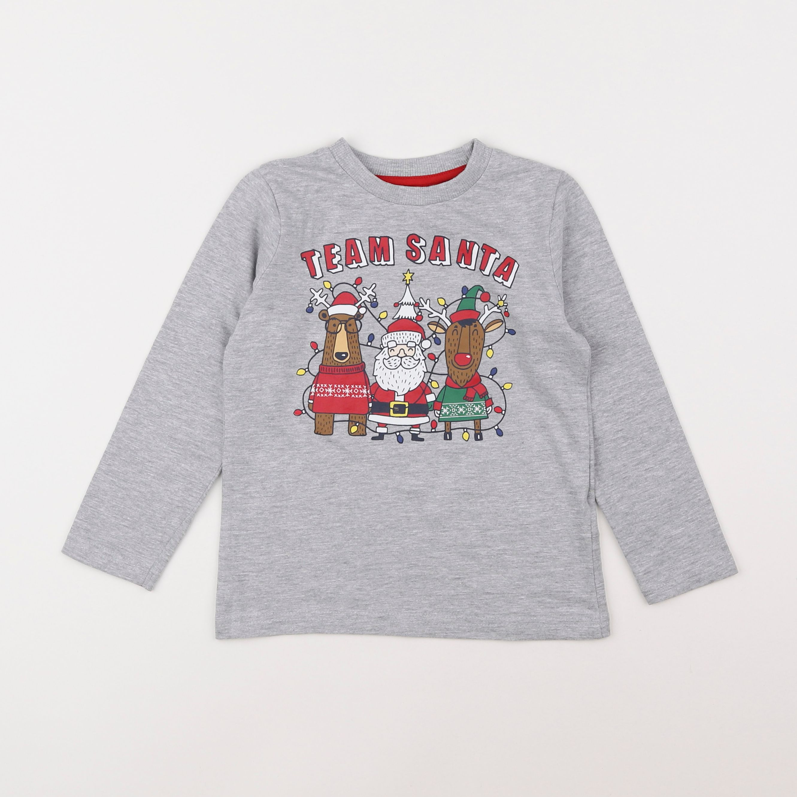 Vertbaudet - tee-shirt gris - 5 ans