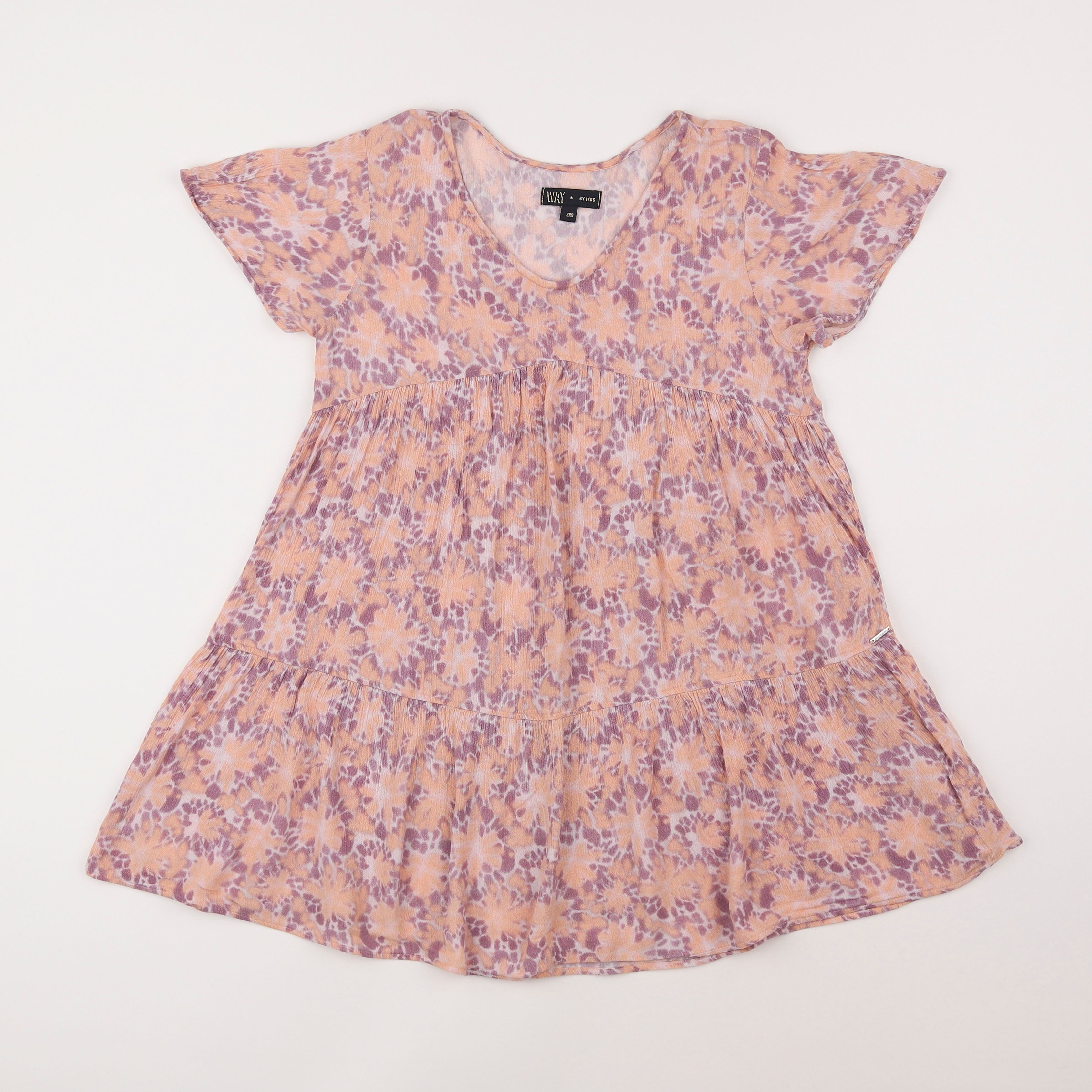 IKKS - robe rose - 10 ans