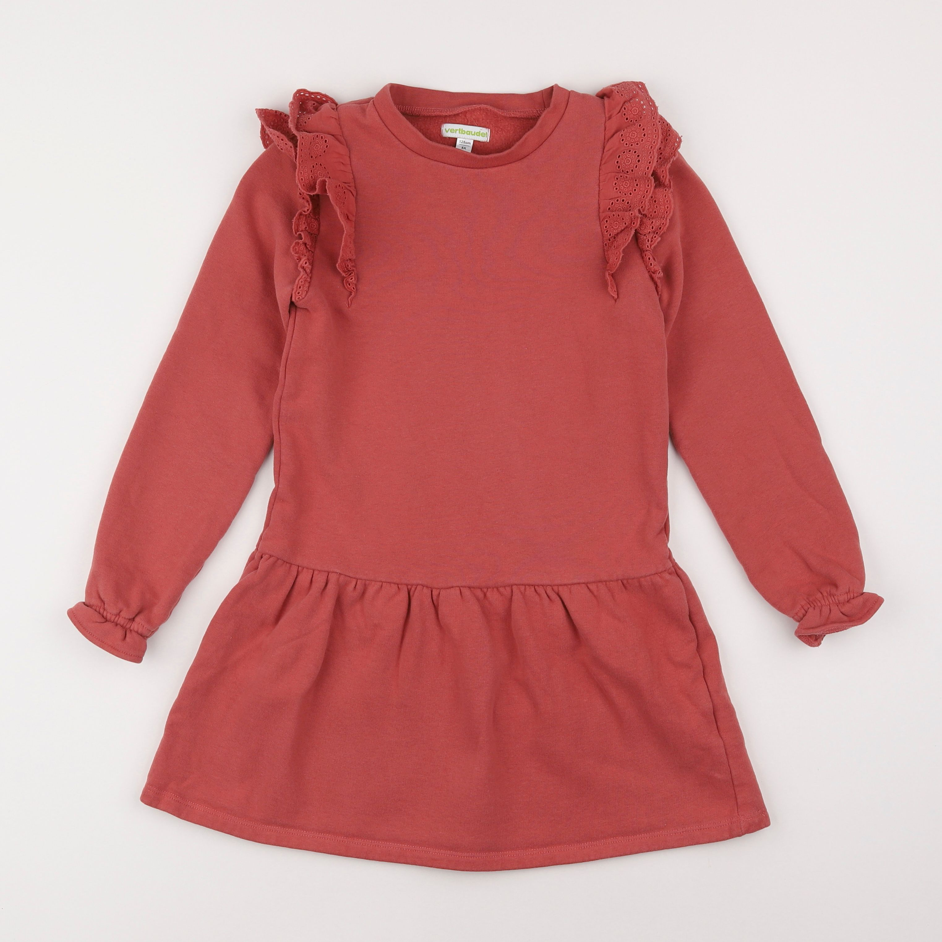 Vertbaudet - robe rose - 8 ans