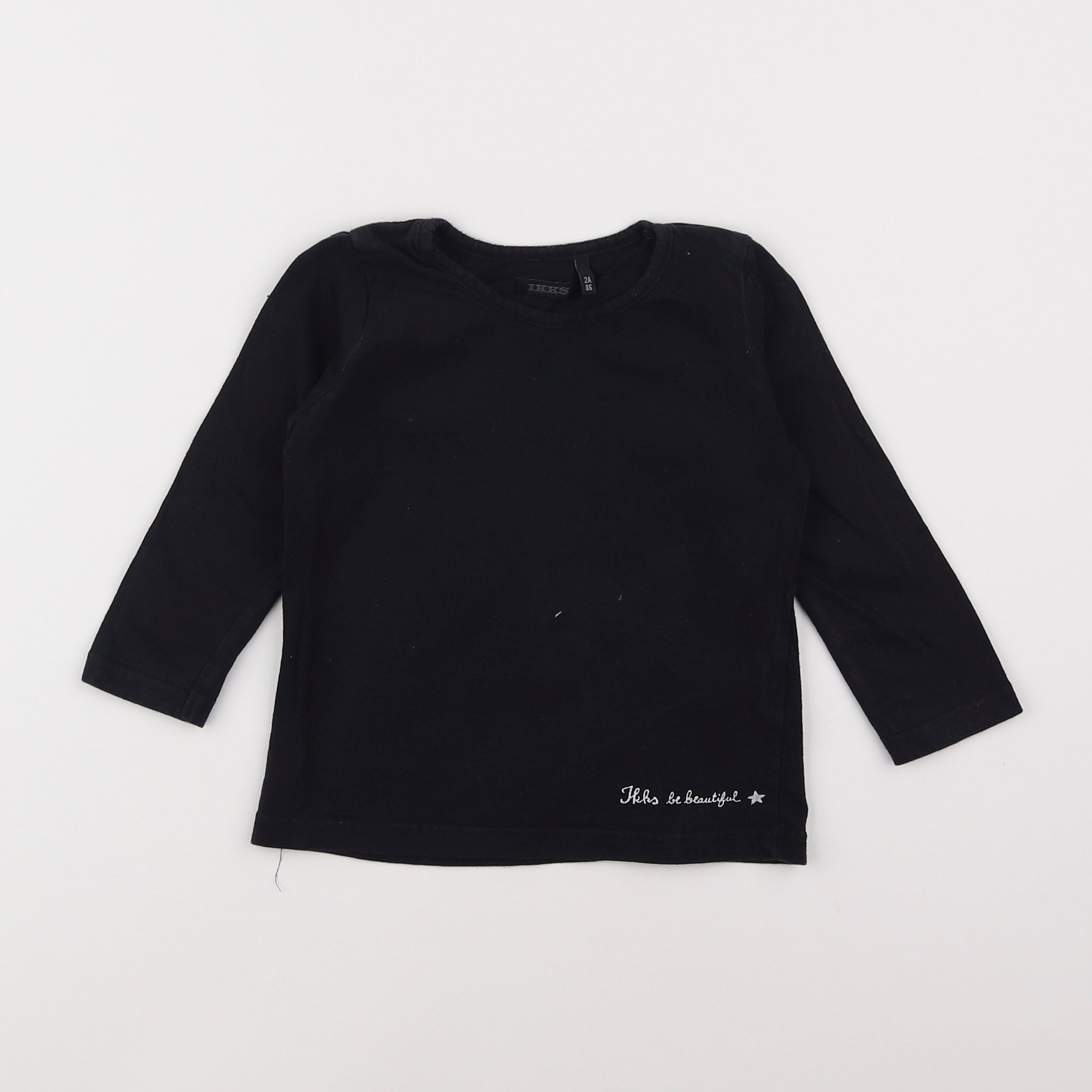 IKKS - tee-shirt noir - 2 ans