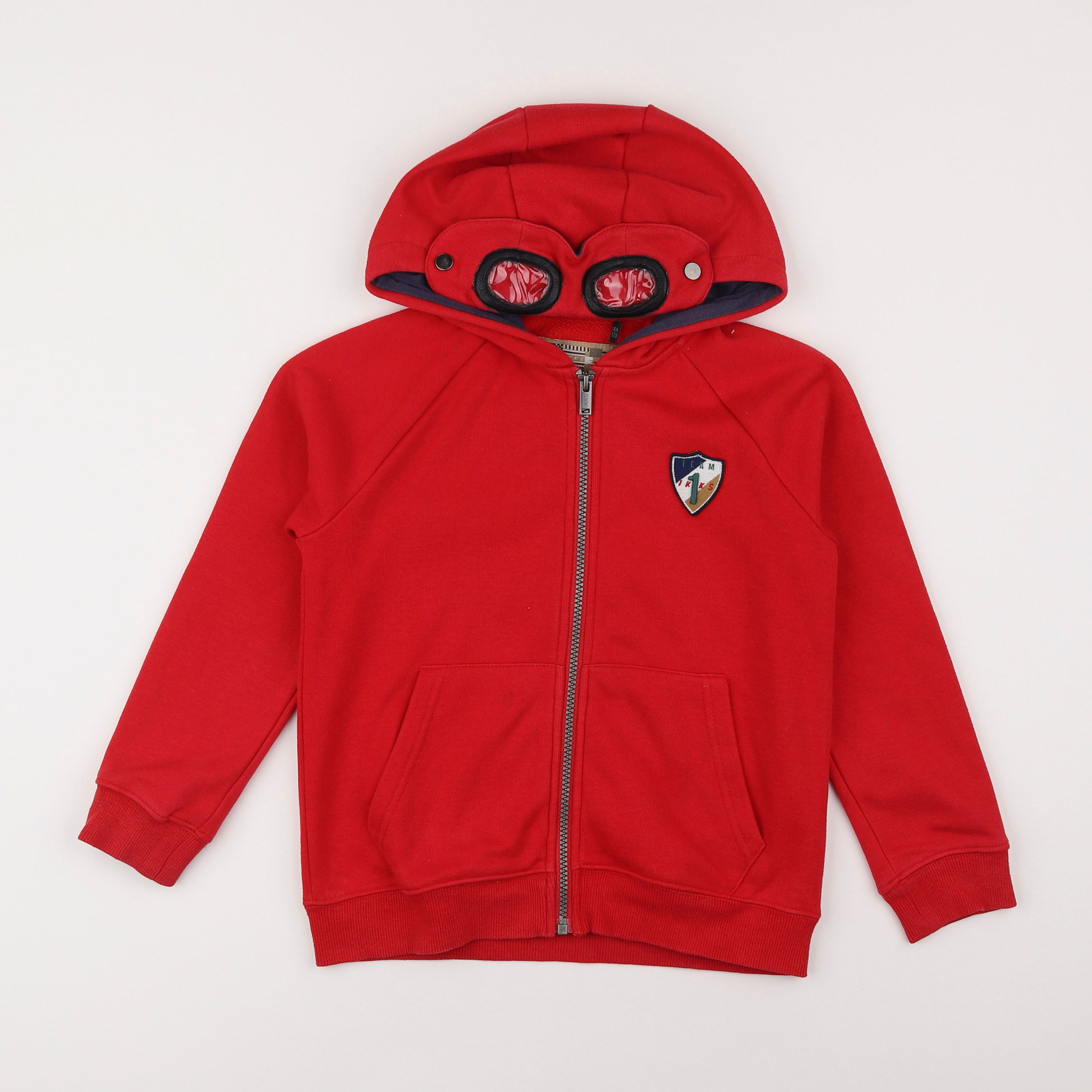 IKKS - sweat rouge - 8 ans