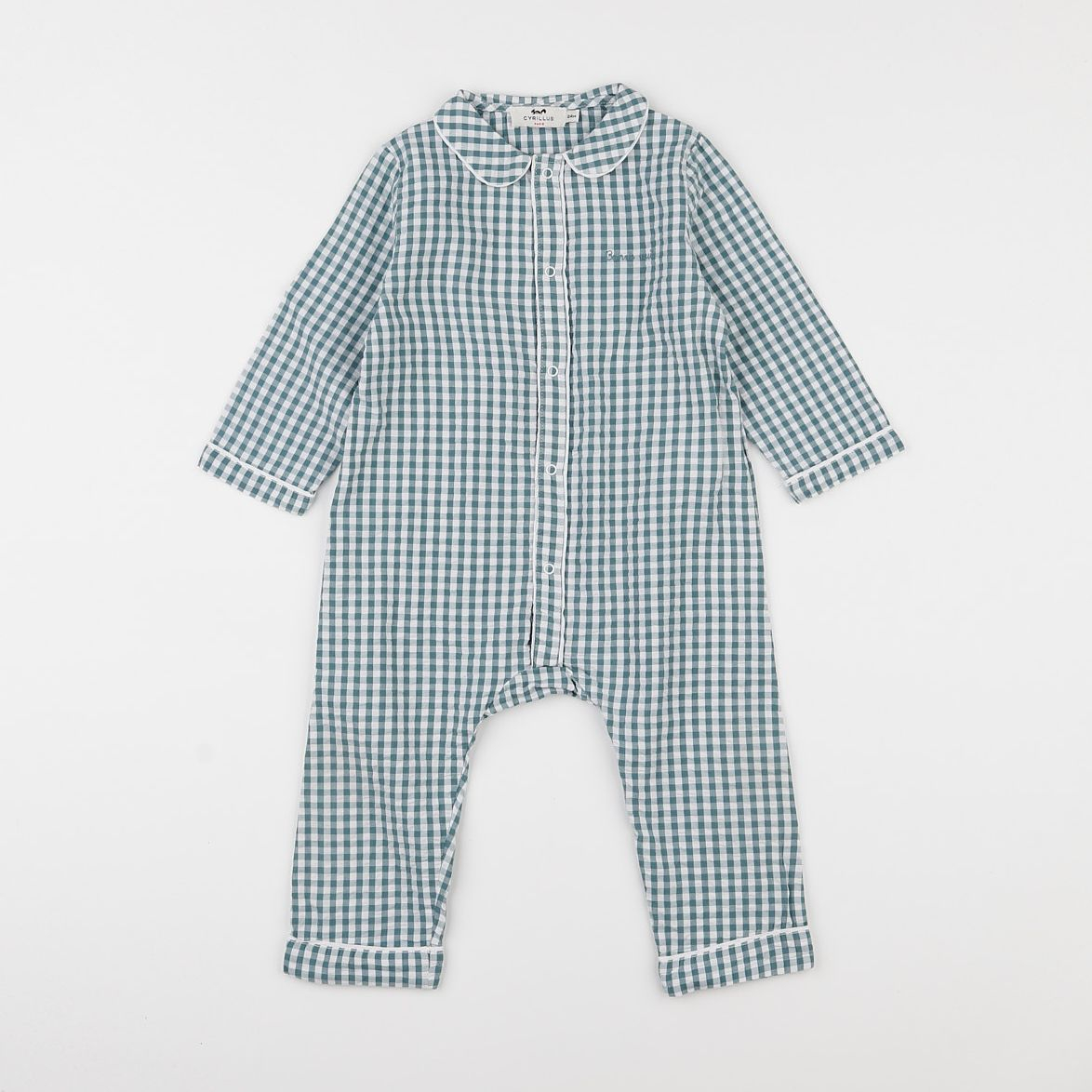 Cyrillus - pyjama coton vert - 2 ans