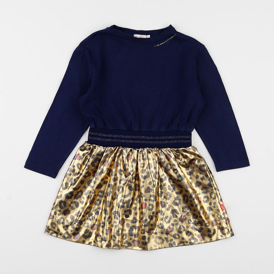 Billie Blush - robe bleu, or - 3 ans