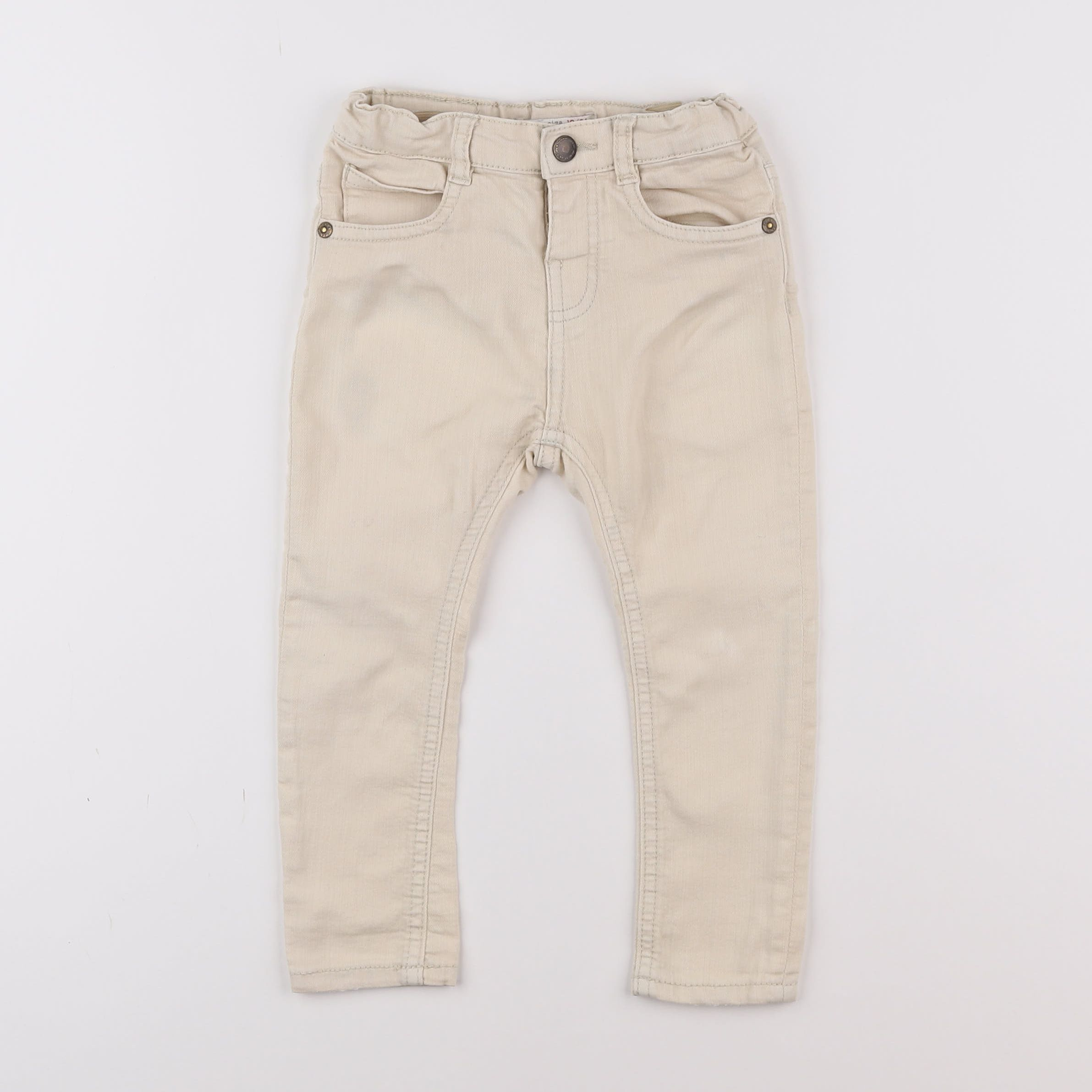 Zara - jean beige - 18 mois à 2 ans