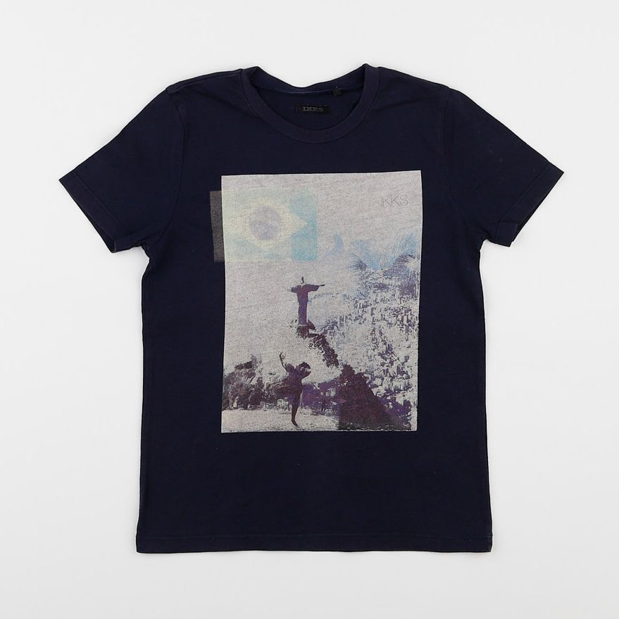 IKKS - tee-shirt bleu - 4 ans