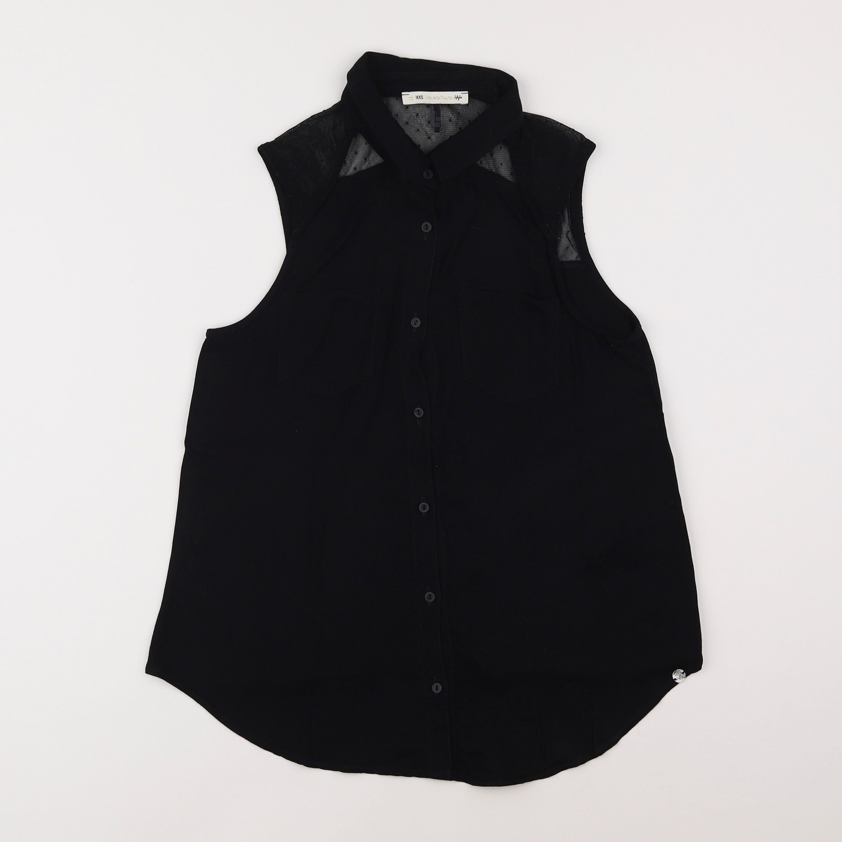 IKKS - blouse noir - 12 ans