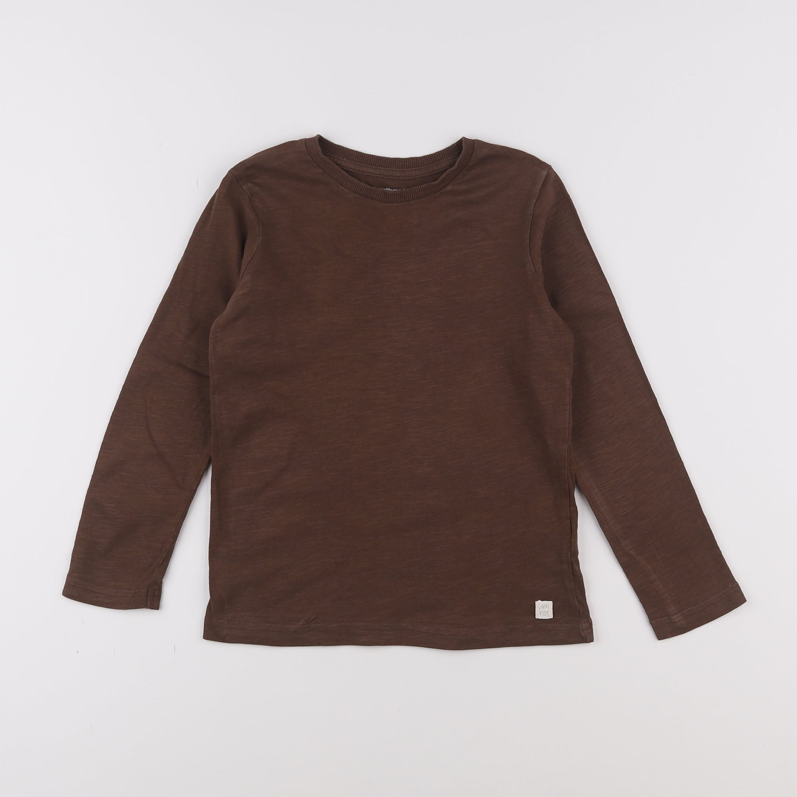 Vertbaudet - tee-shirt marron - 6 ans