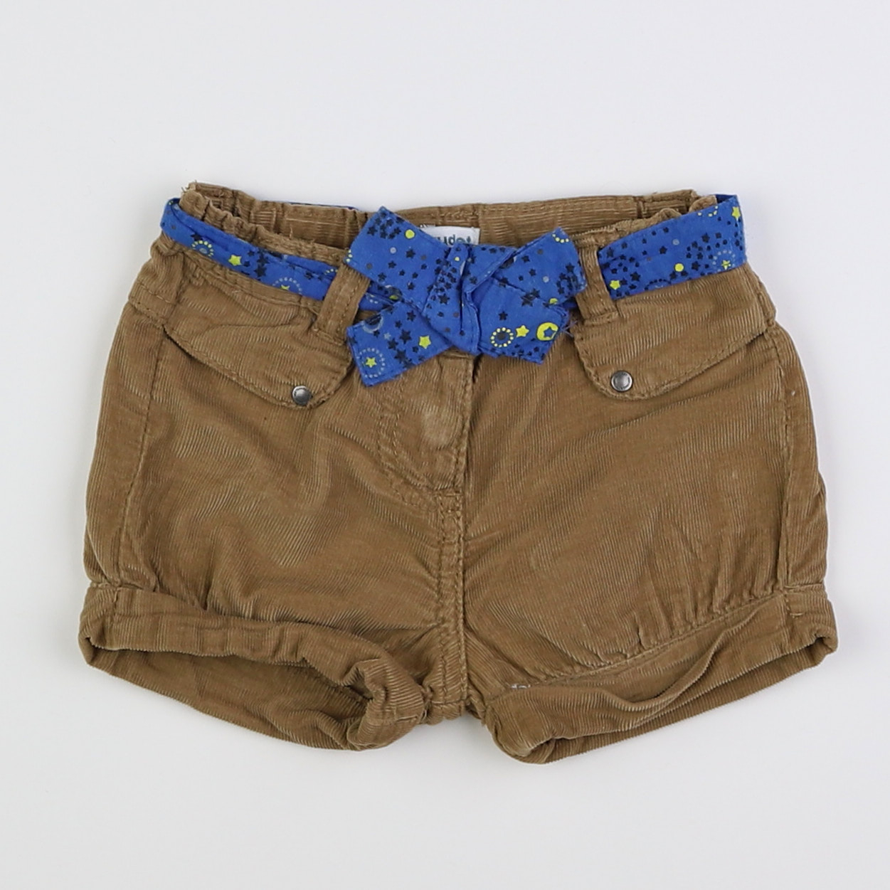 Vertbaudet - short marron - 9 mois