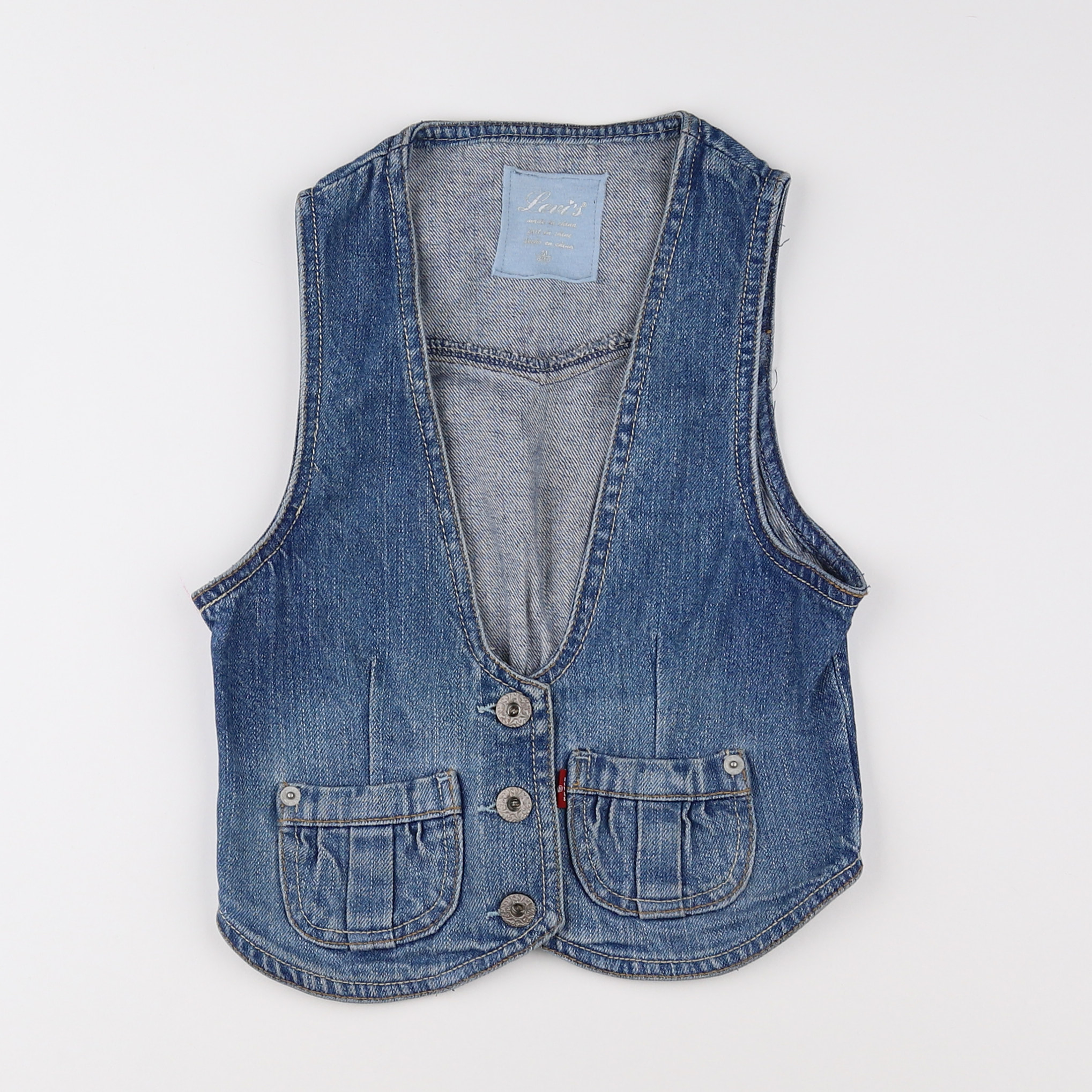 Levi's - gilet bleu - 8/10 ans