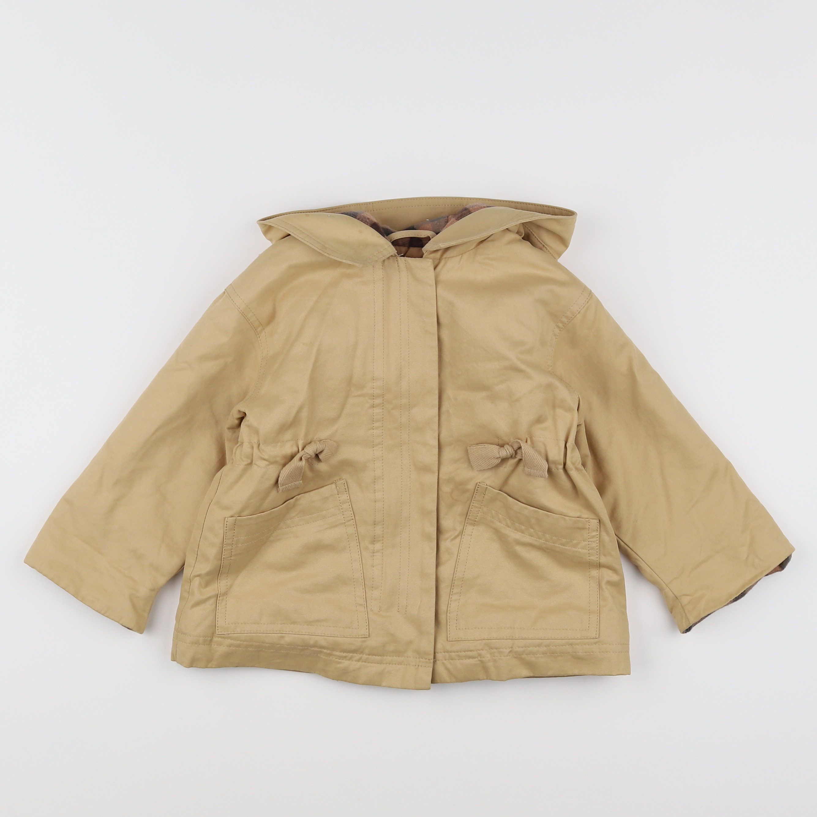 Zara - parka beige - 9/12 mois