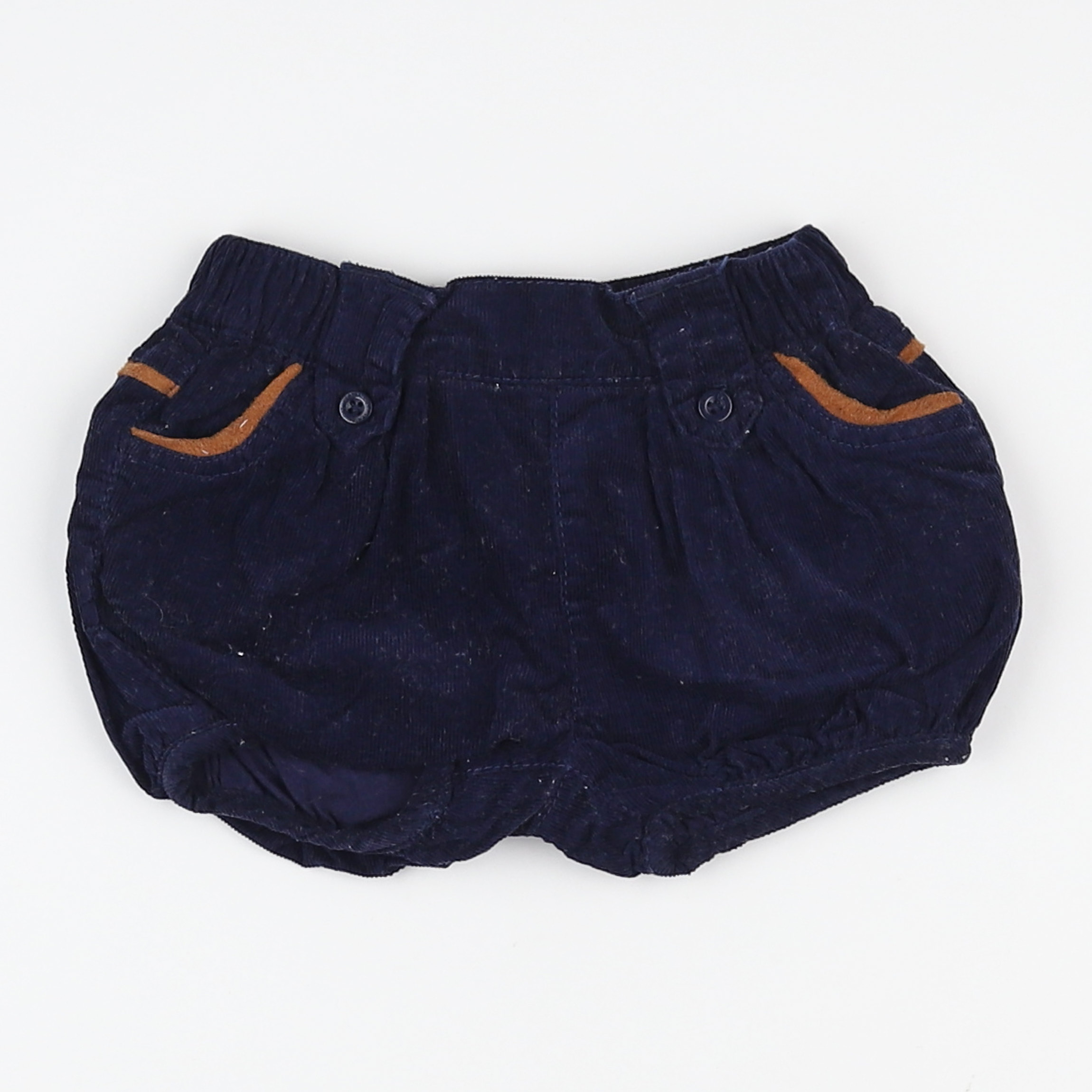 Vertbaudet - short bleu - 6 mois