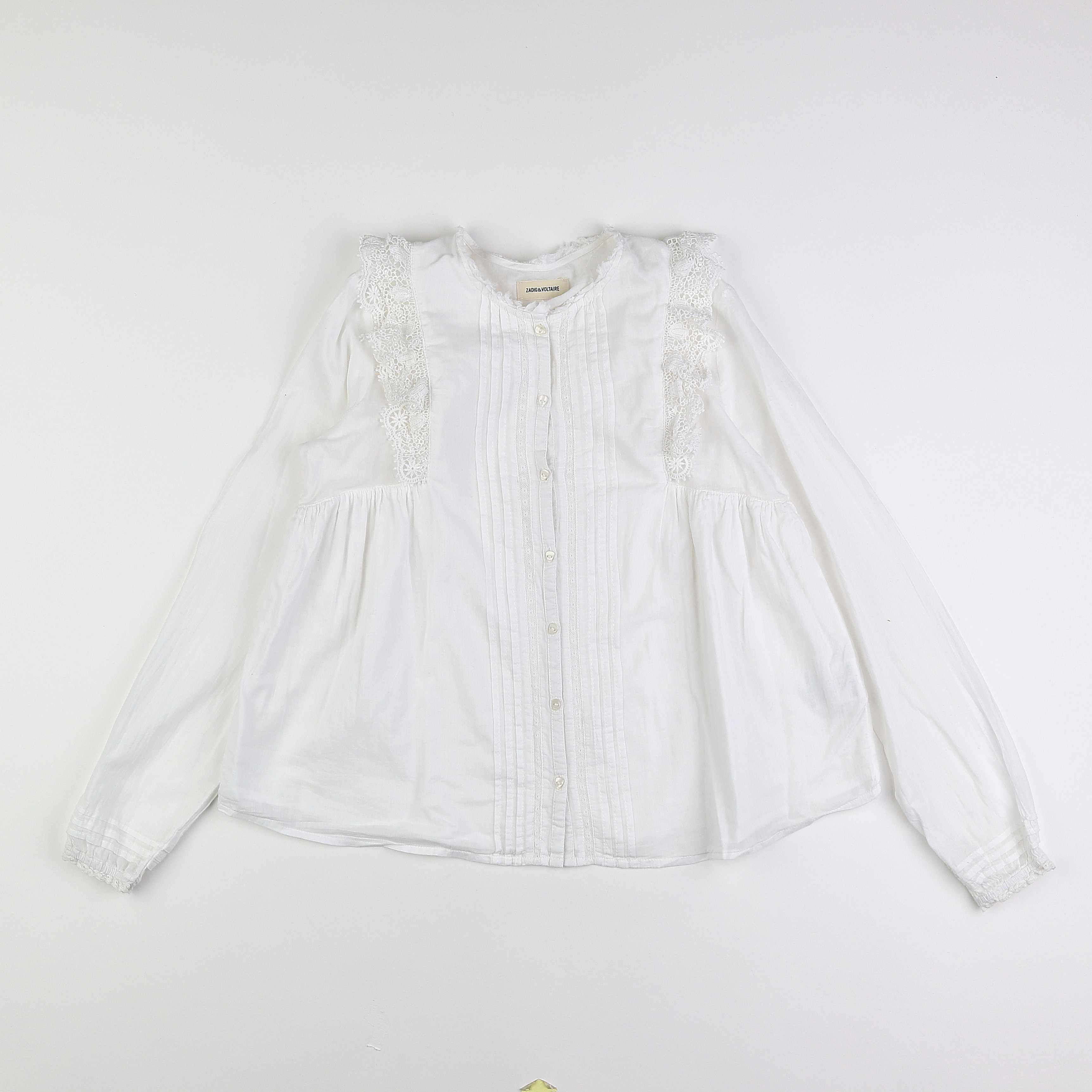 Zadig & Voltaire - blouse blanc - 12 ans