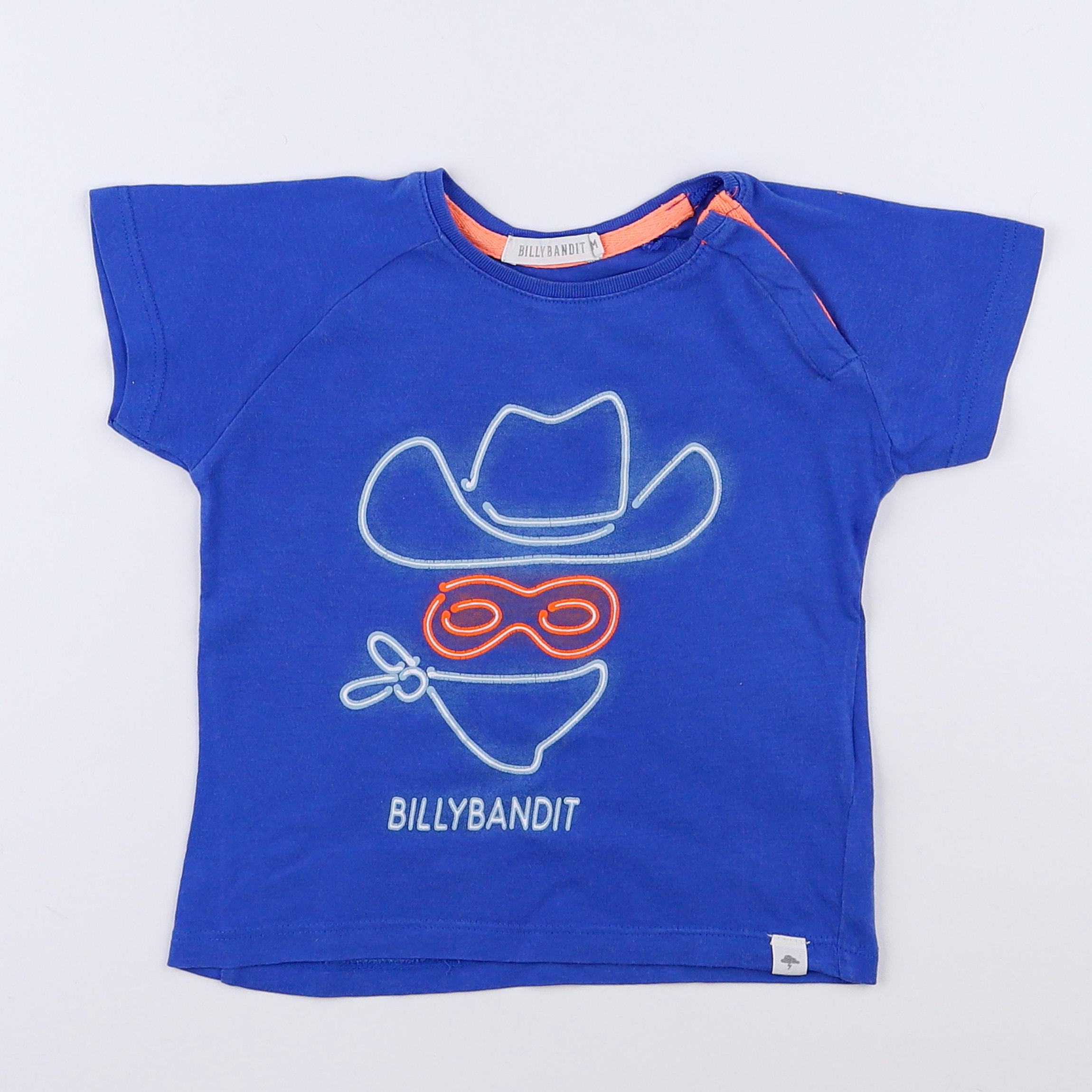 Billy Bandit - tee-shirt bleu - 12 mois