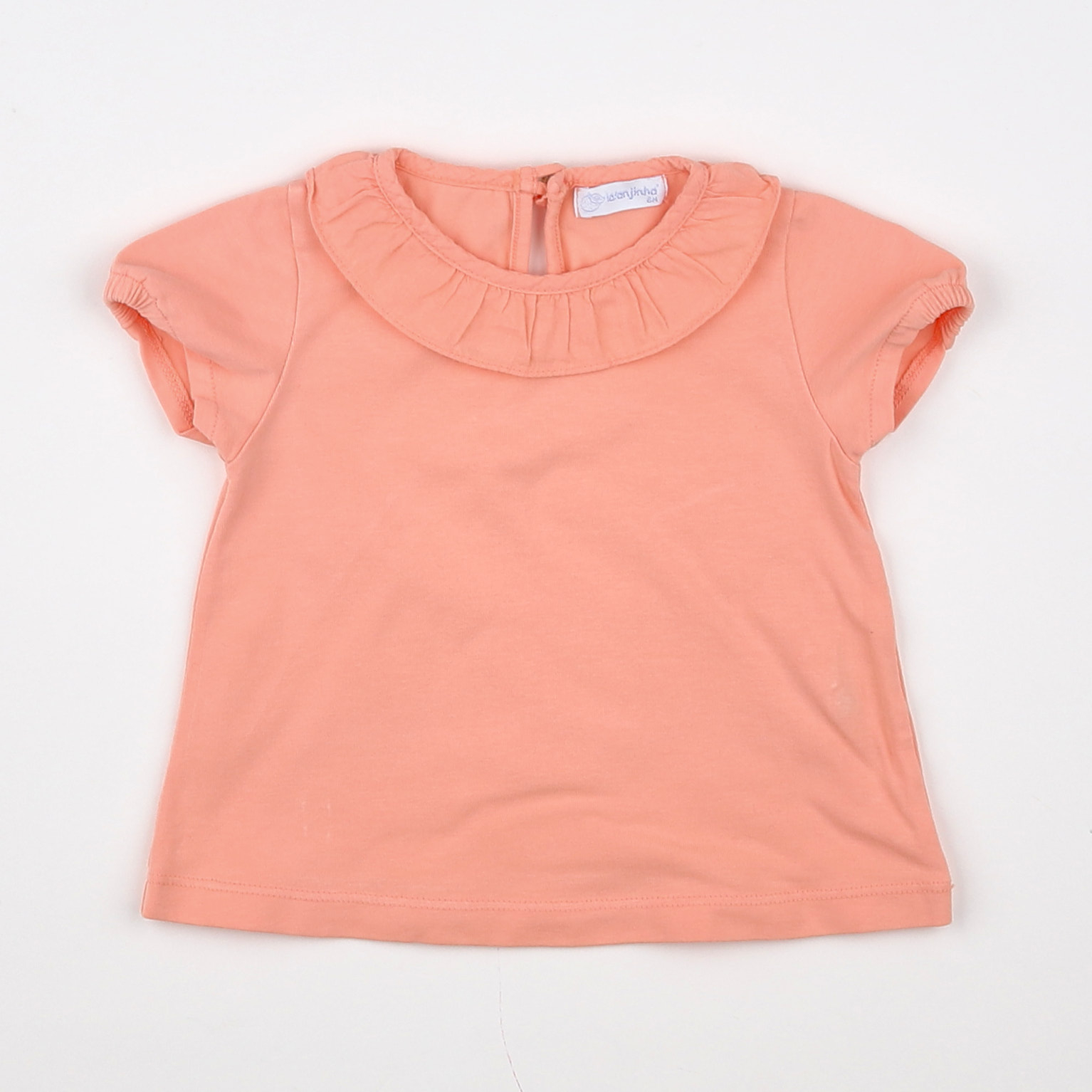 Laranjinha - tee-shirt orange - 6 mois