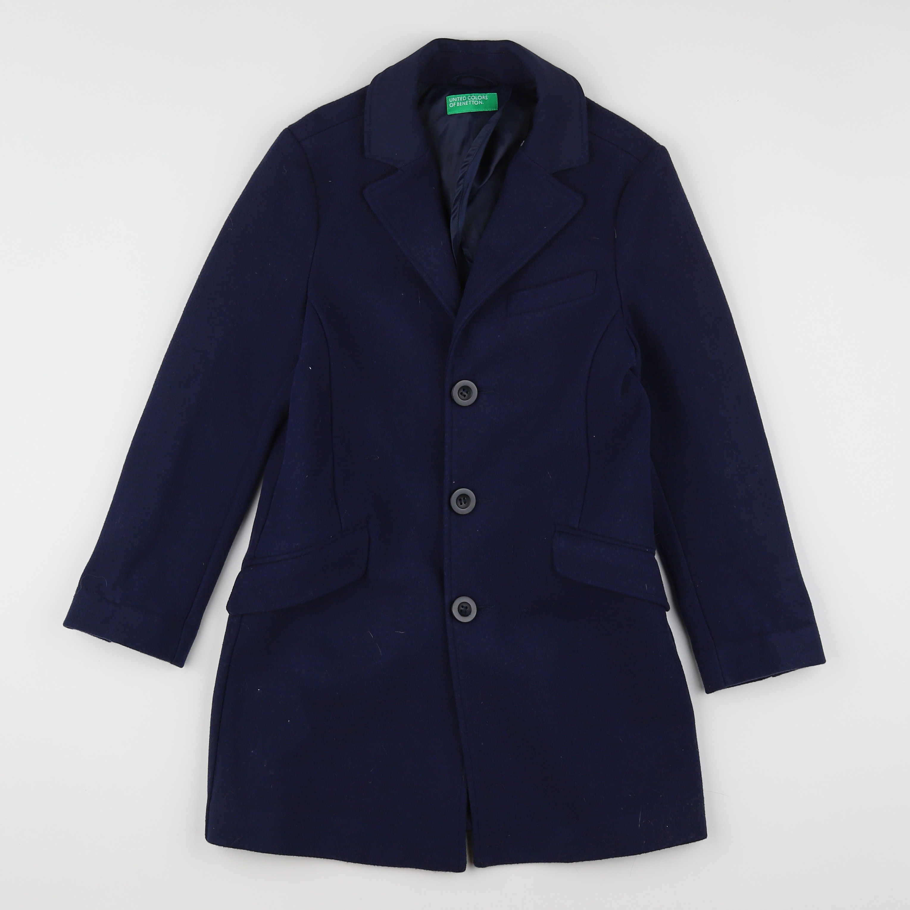 Benetton - veste bleu - 7/8 ans