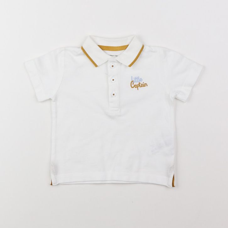 Boutchou - polo blanc - 9 mois