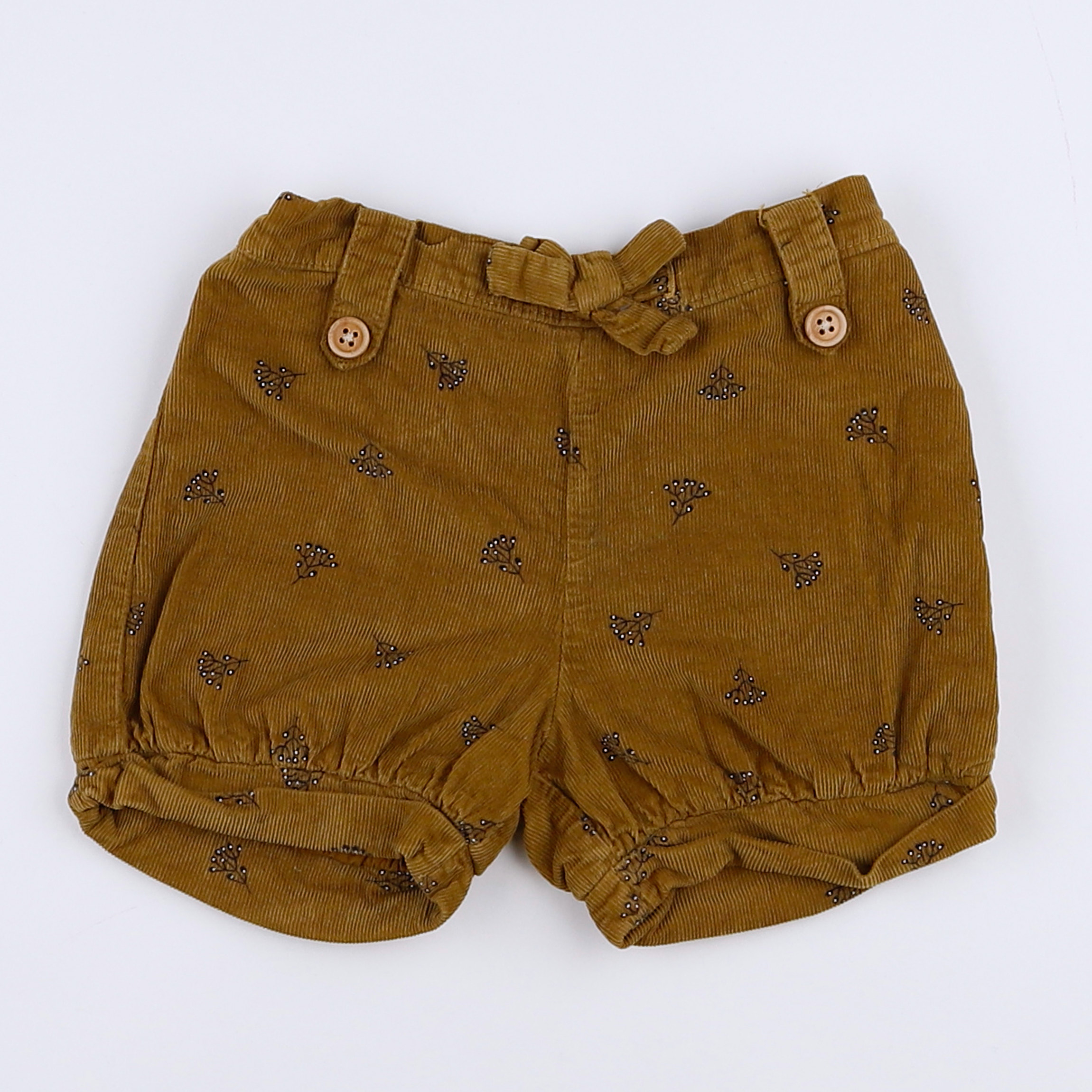 Cyrillus - short bronze, multicolore - 12 mois