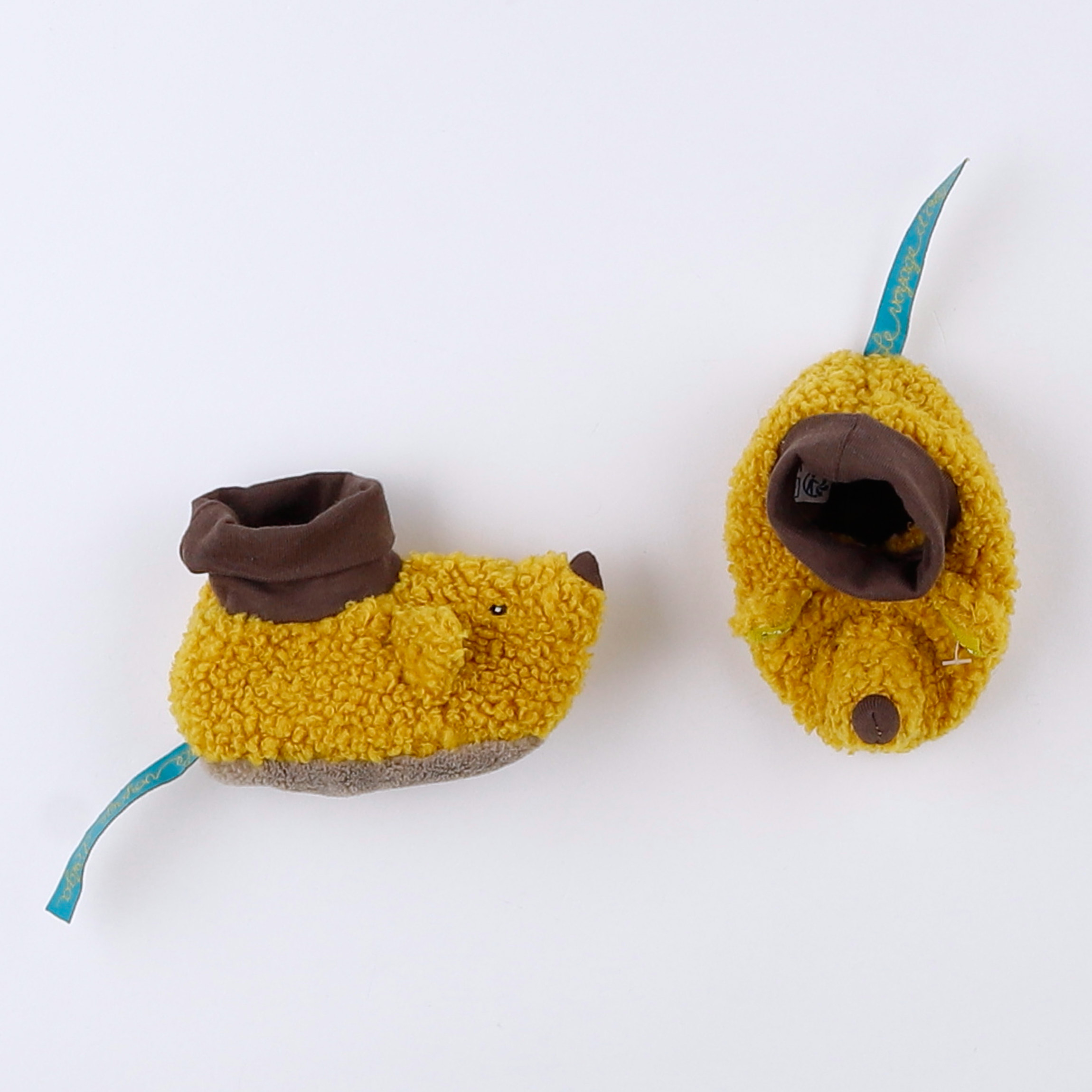 Moulin Roty - chaussons jaune - pointure 15/16