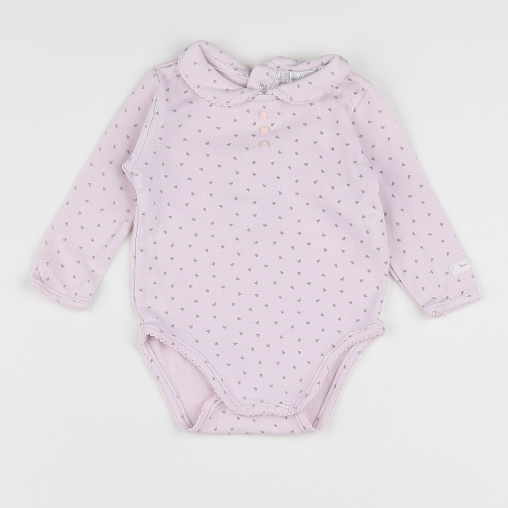 Boutchou - body vetement rose - 3 mois