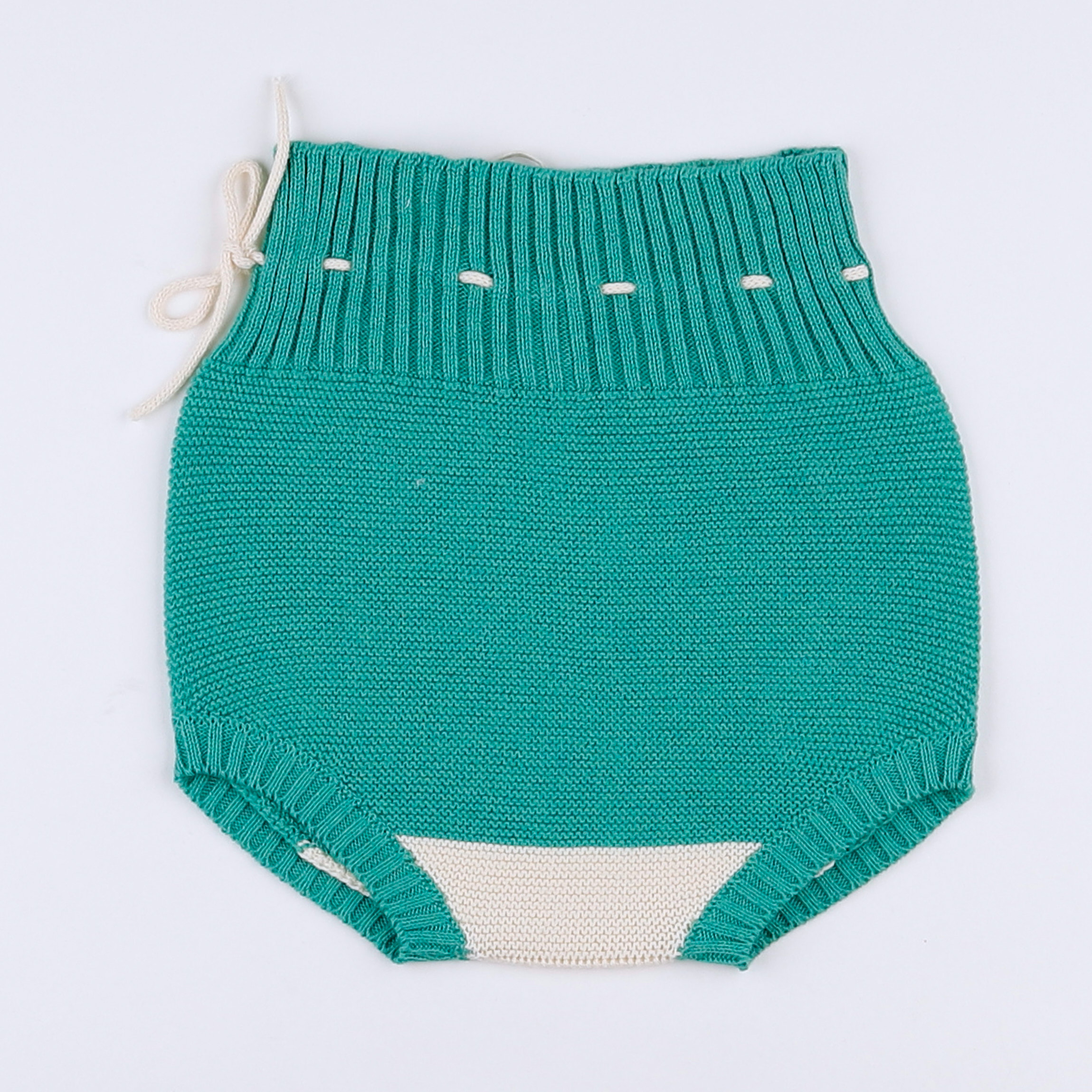 Bayiri  - bloomer tricot vert (neuf) - 12 mois