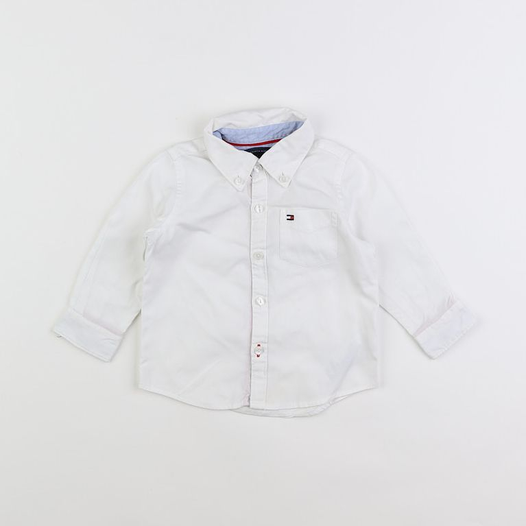 Tommy Hilfiger - chemise blanc - 9/12 mois