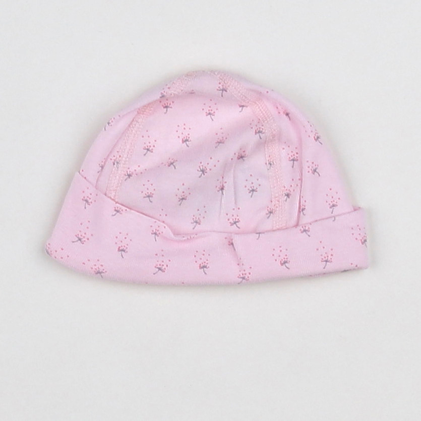 Petit Bateau - bonnet de naissance Rose - 3 mois