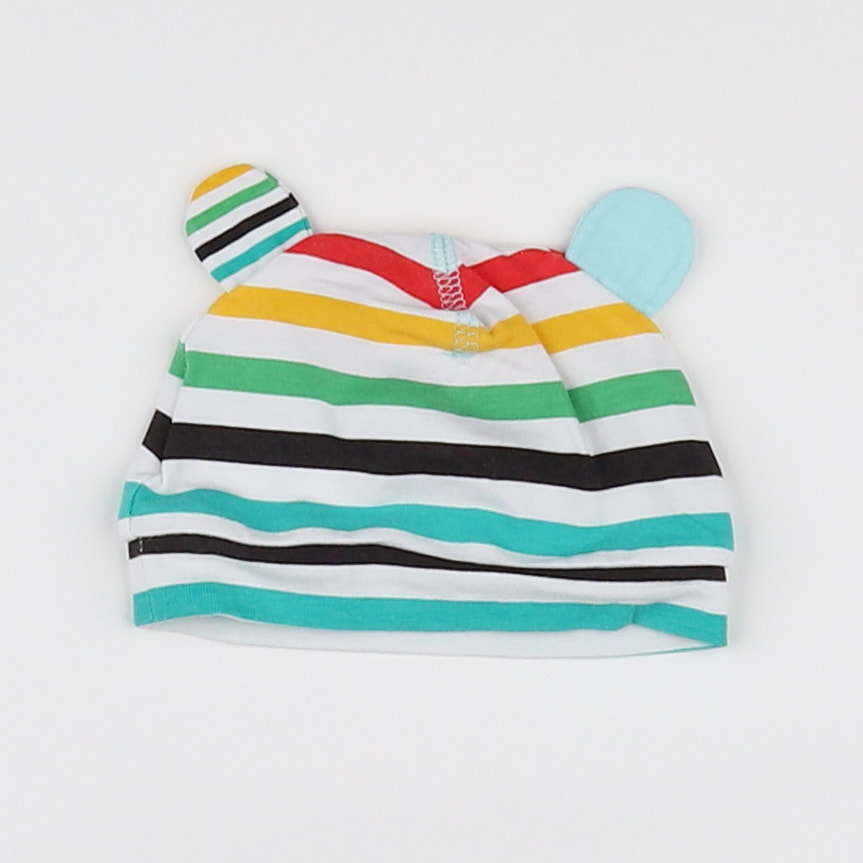 H&M - bonnet multicolore - 1 mois