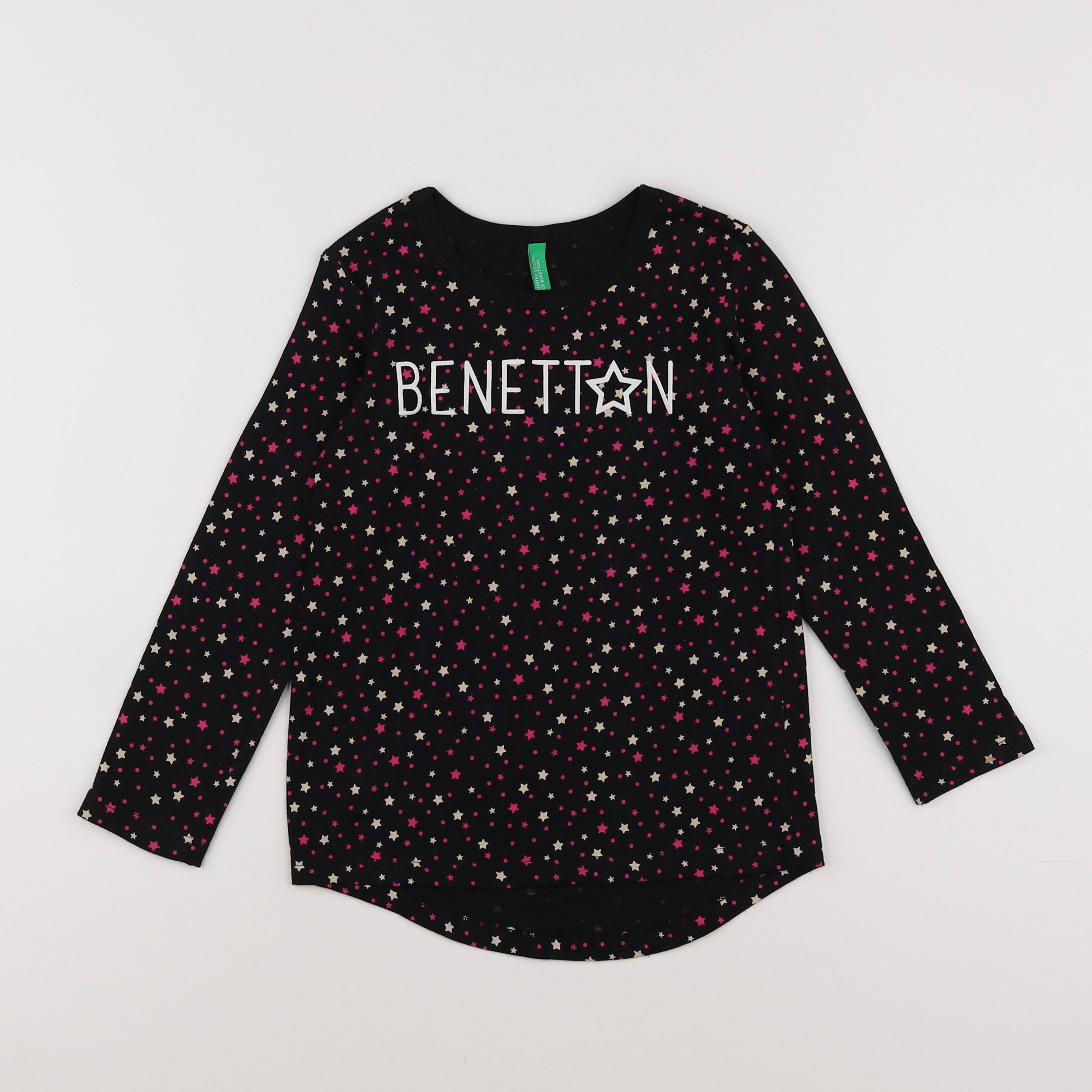 Benetton - tee-shirt multicolore - 5/6 ans