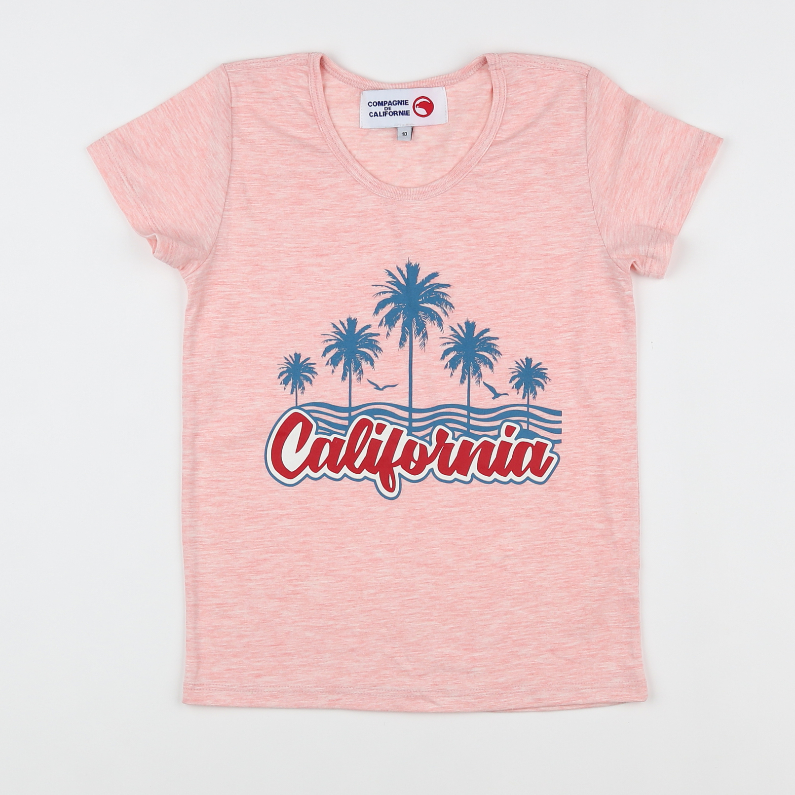 Compagnie de californie - tee-shirt rose - 10 ans