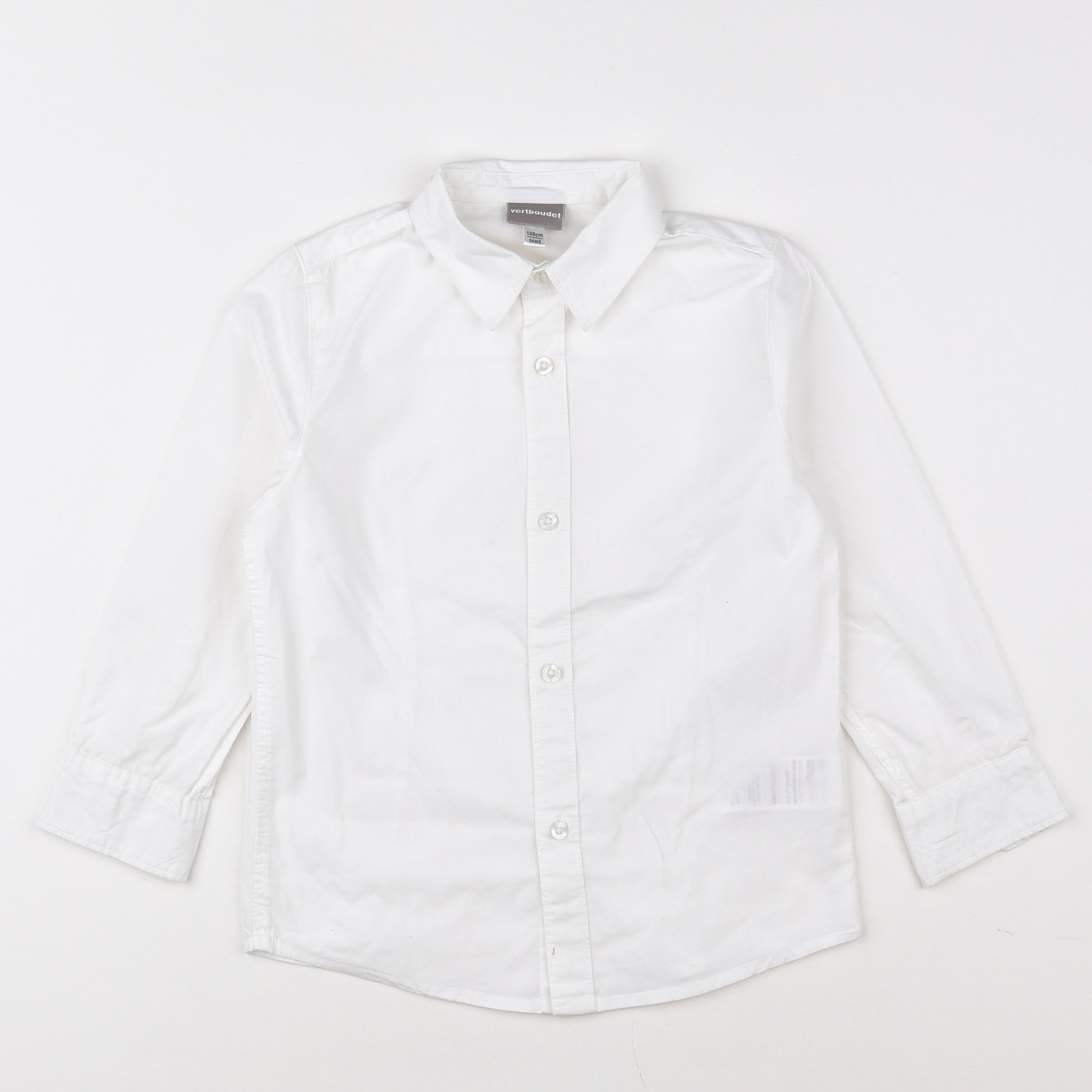 Vertbaudet - chemise blanc - 5 ans