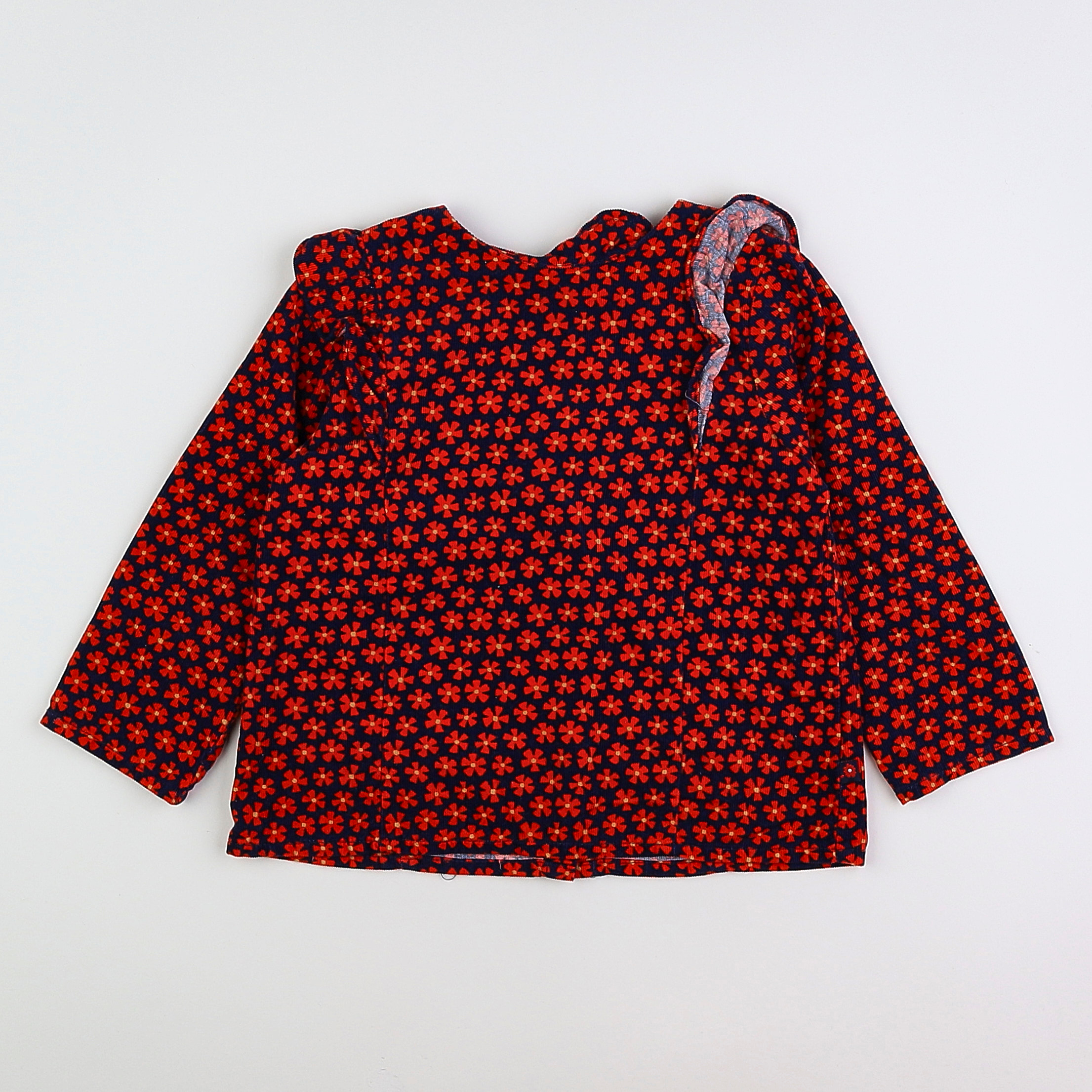 Cadet Rousselle - blouse bleu, rouge - 2 ans