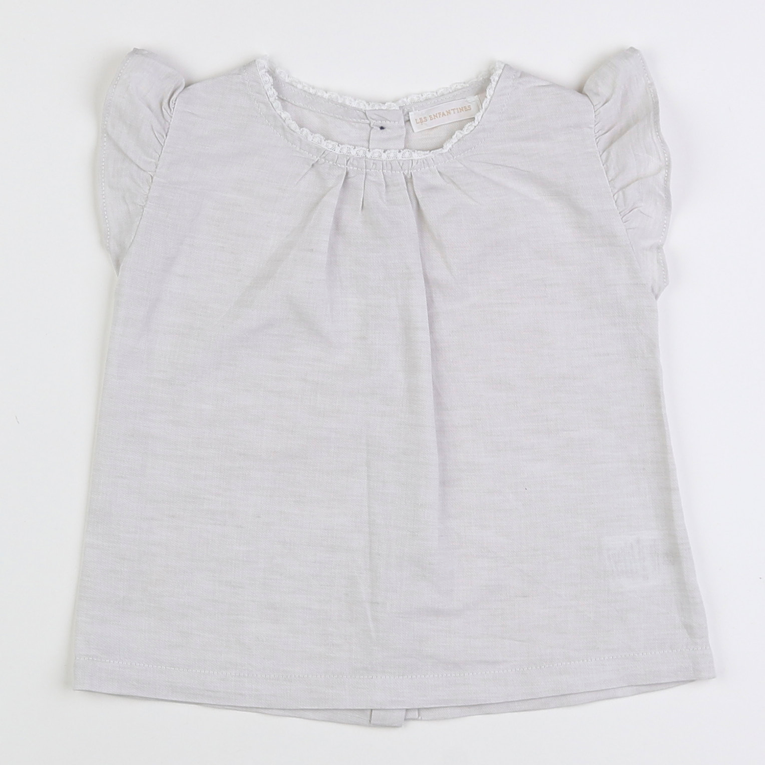 Les Enfantines - blouse gris - 18 mois