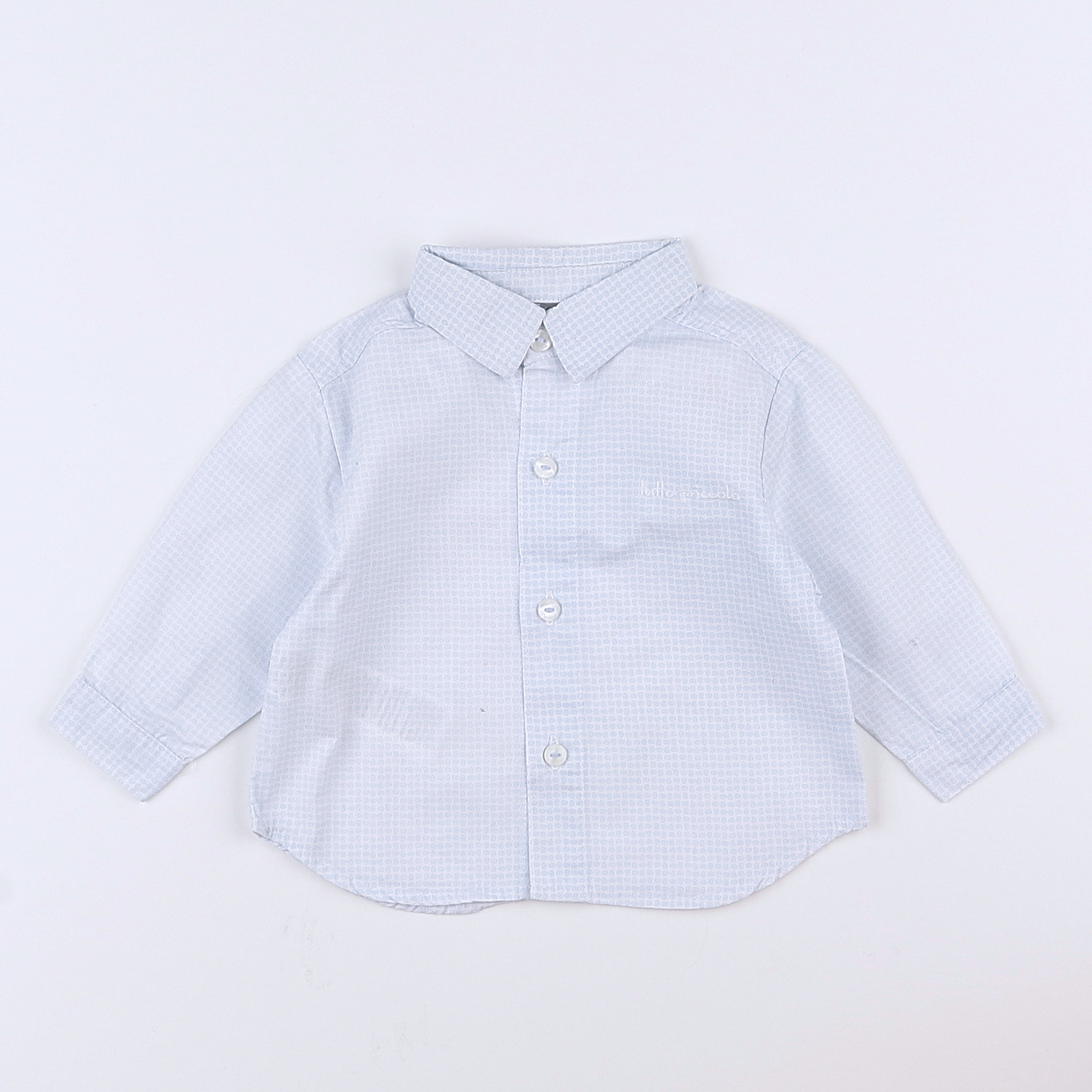 Tutto Piccolo - chemise blanc, bleu - 9/12 mois