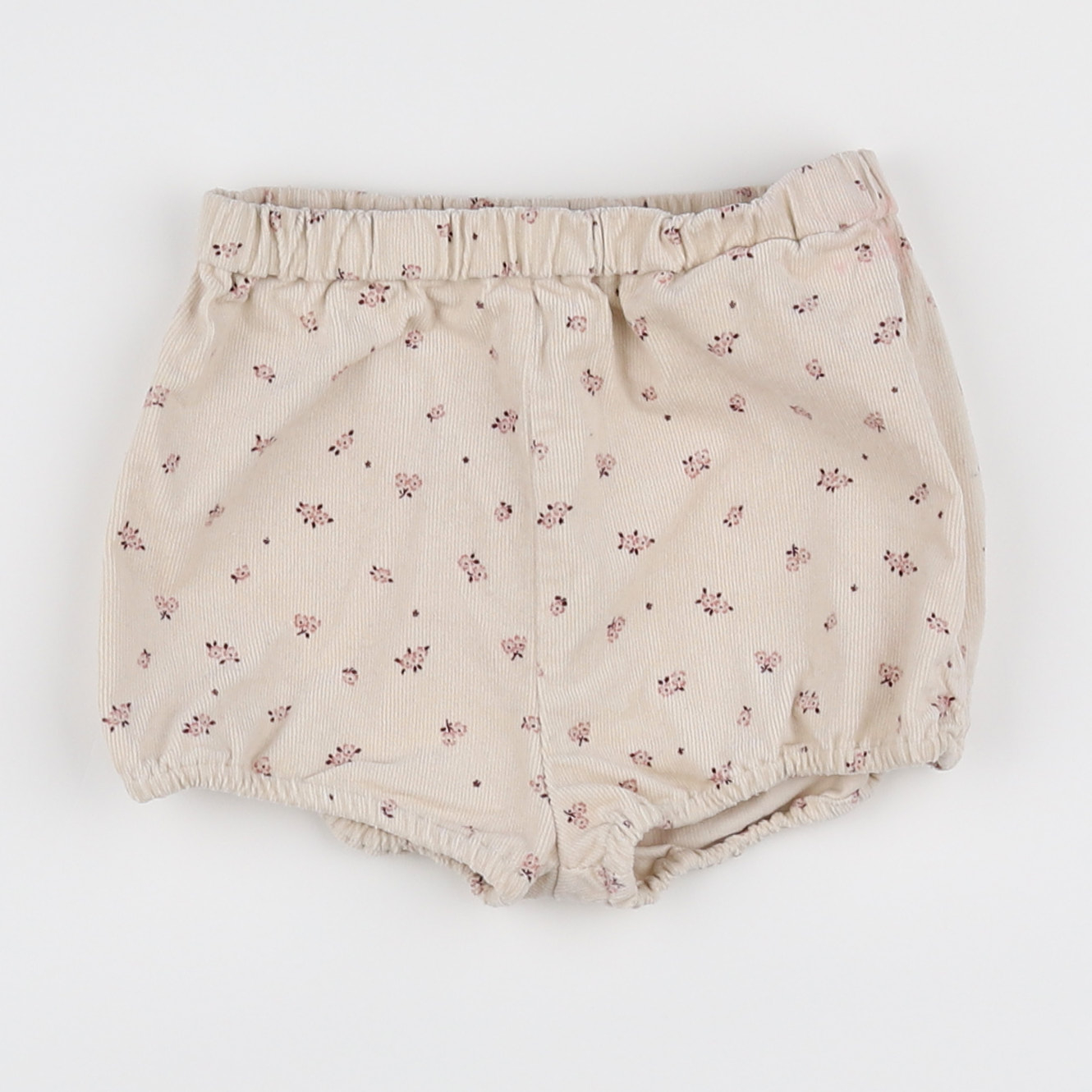 Vertbaudet - short beige - 18 mois