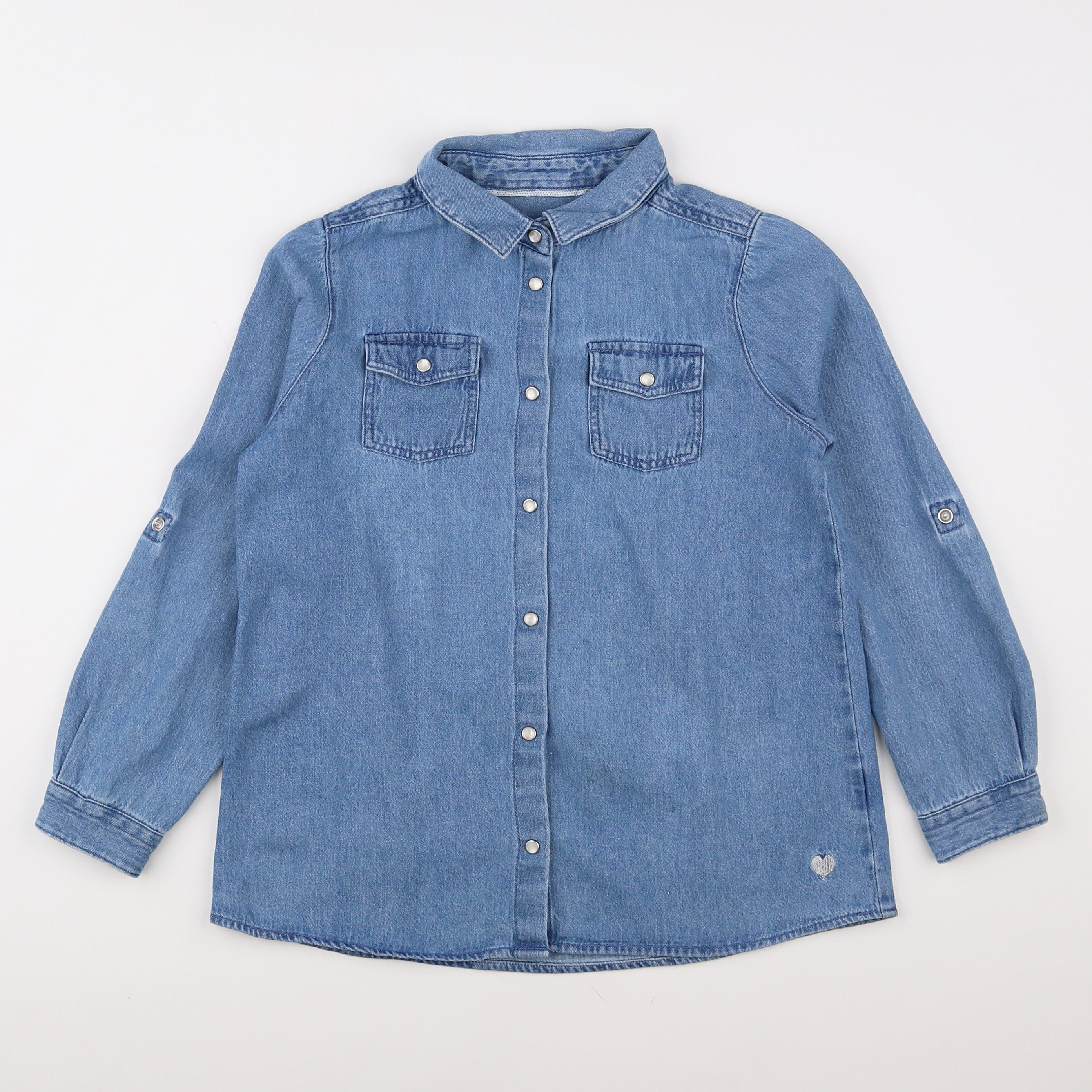 Vertbaudet - chemise bleu - 9 ans