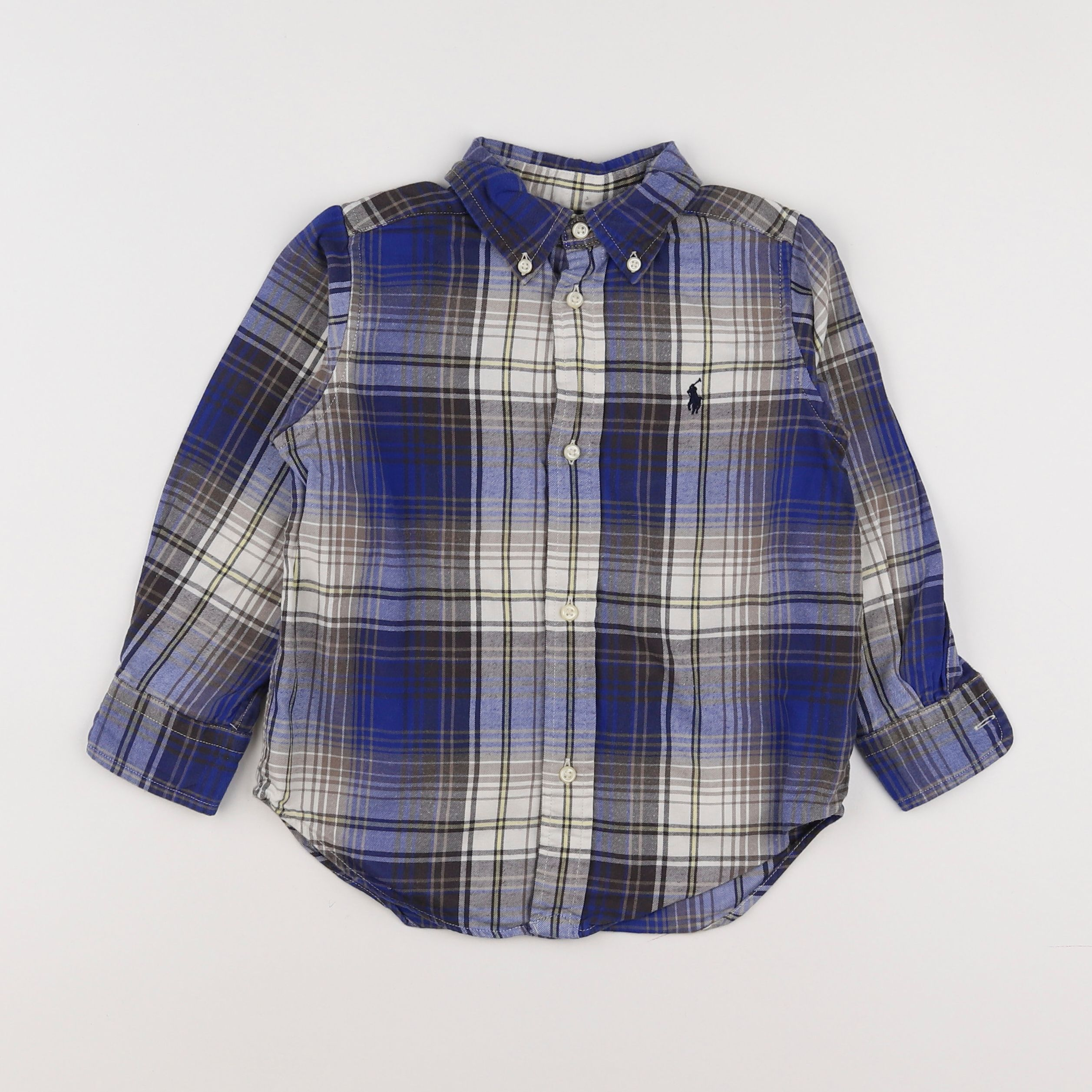 Ralph Lauren - chemise bleu - 3 ans