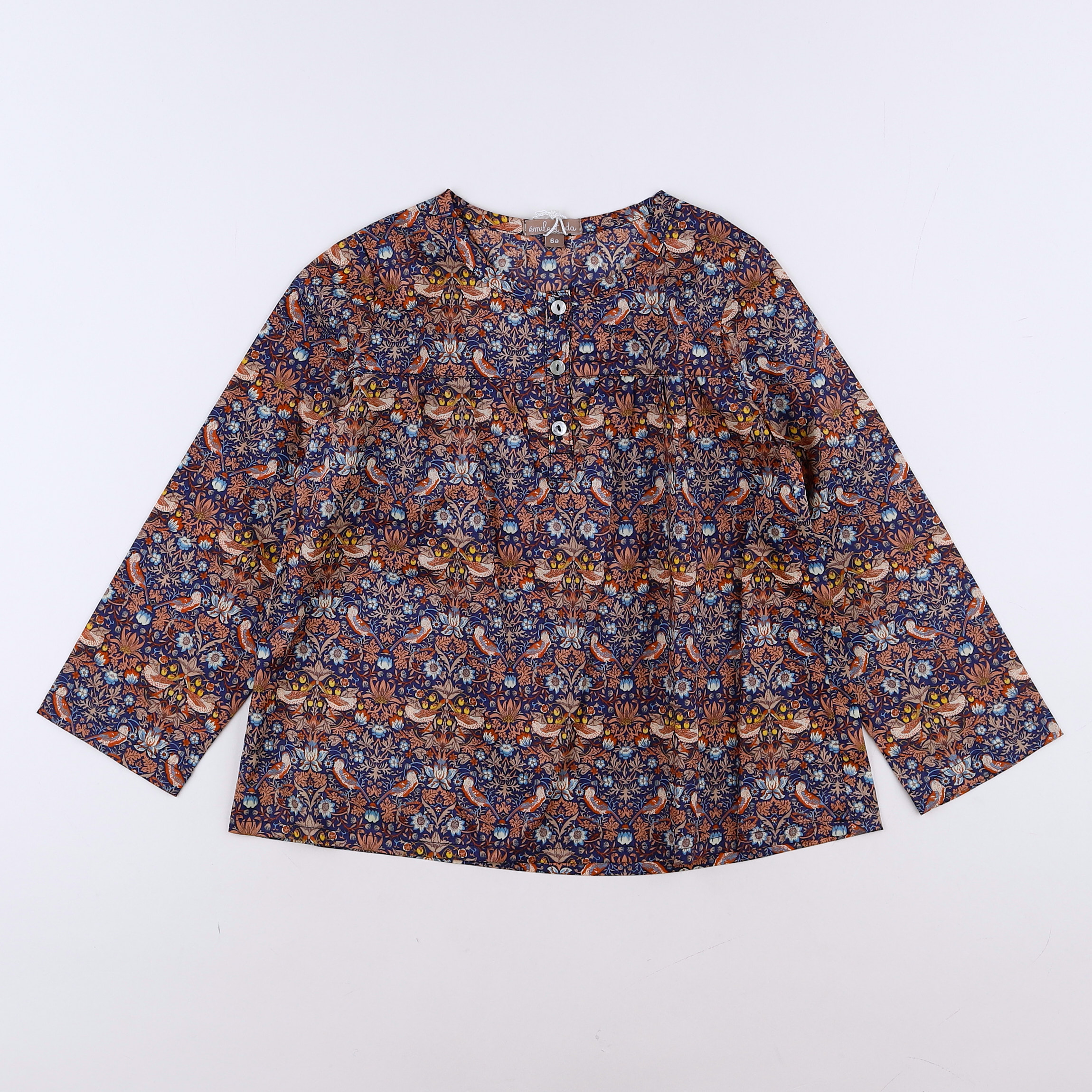 Emile et Ida - blouse multicolore (état neuf) - 12 mois