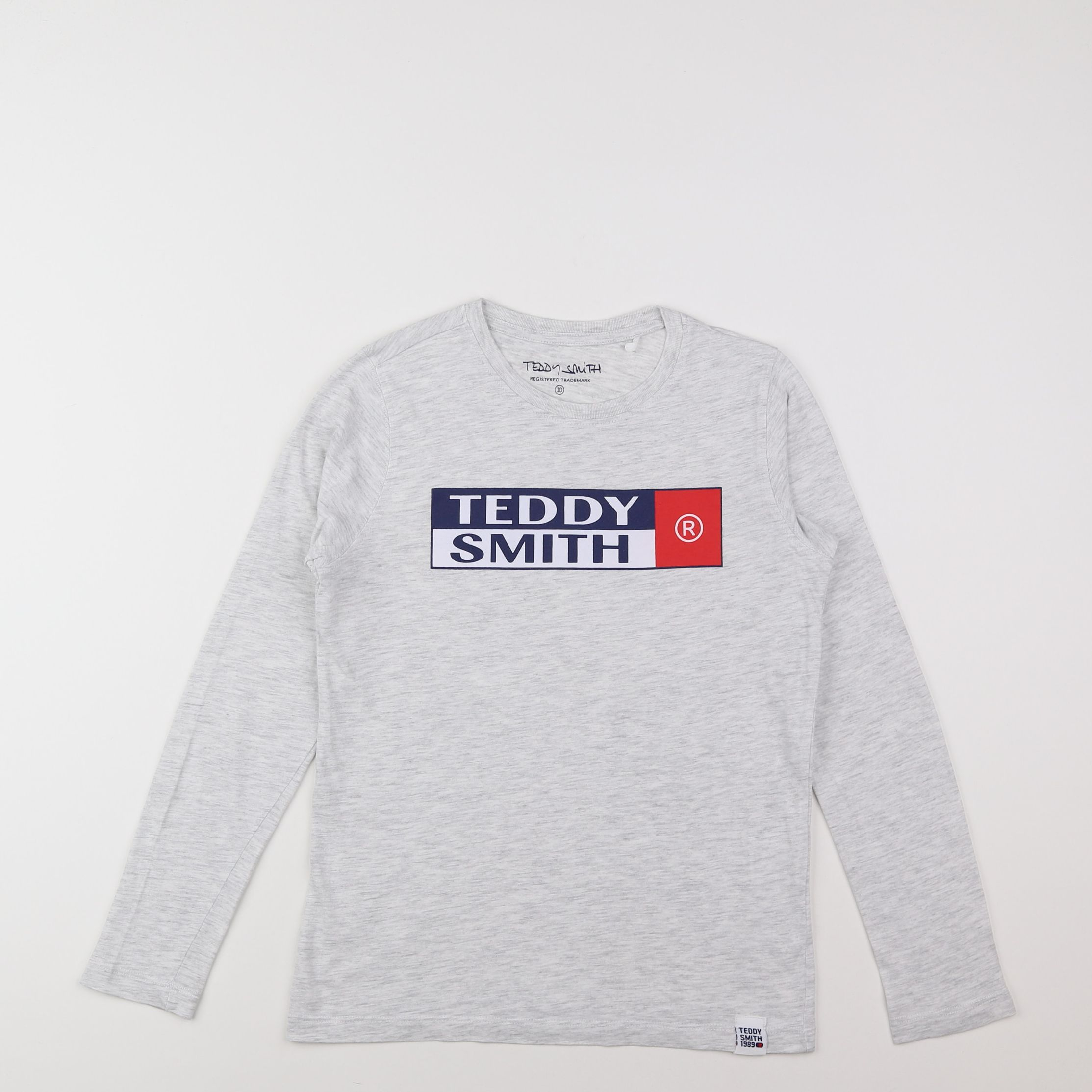 Teddy Smith - tee-shirt gris - 10 ans