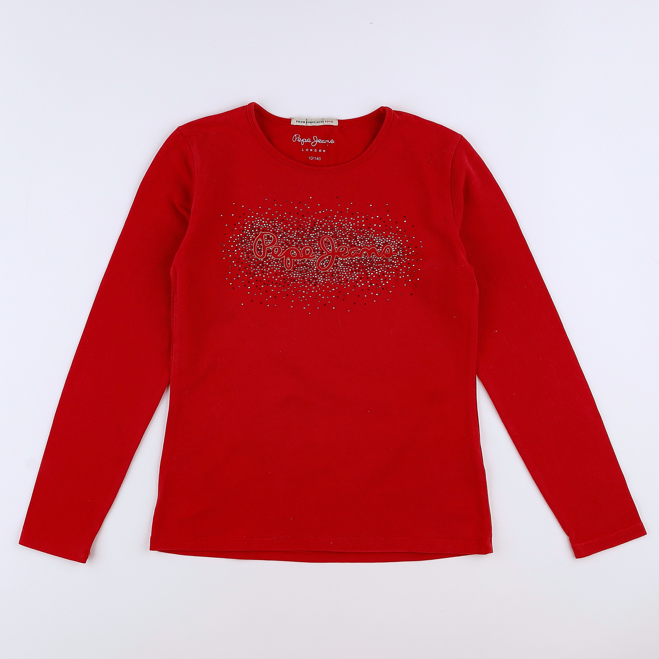 Pepe Jeans - tee-shirt rouge - 10 ans