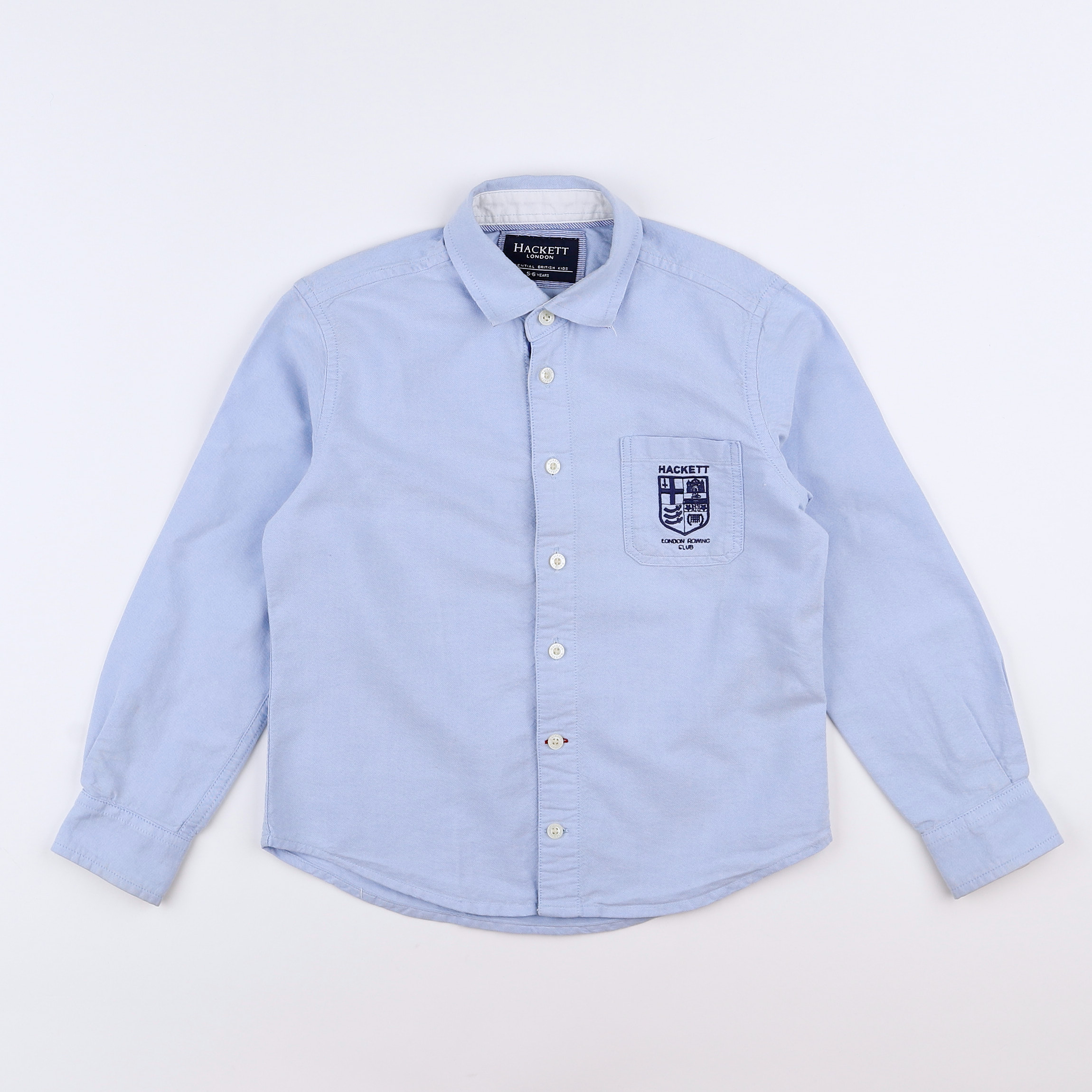 Hackett London - chemise bleu - 5/6 ans