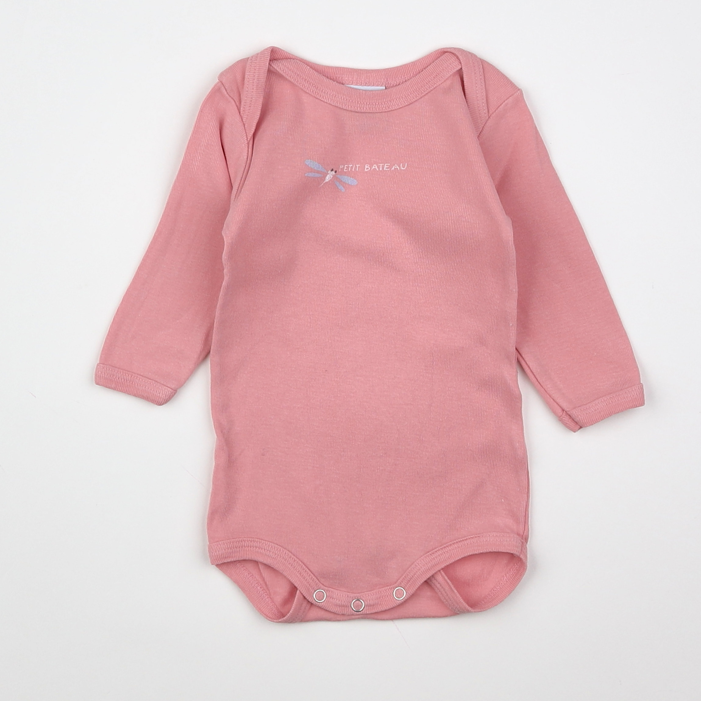 Petit Bateau - body rose - 3 mois