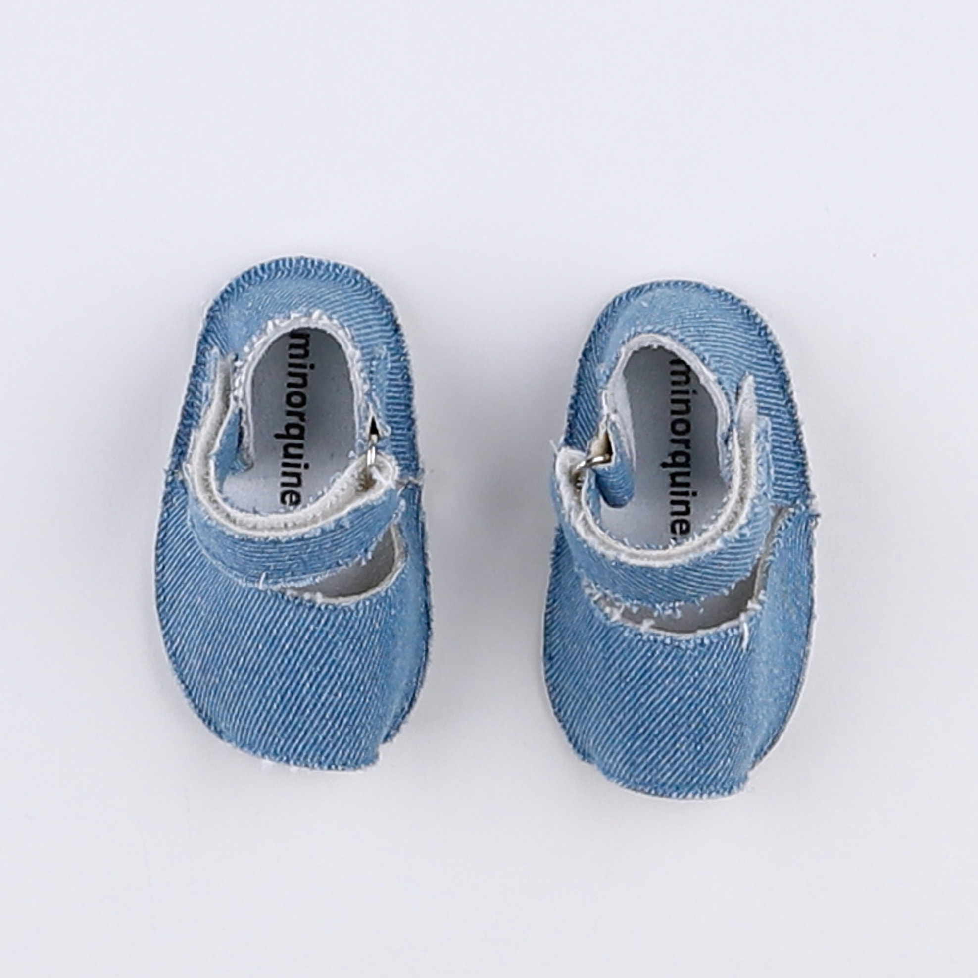 Minorquines - chaussons bleu - pointure 16